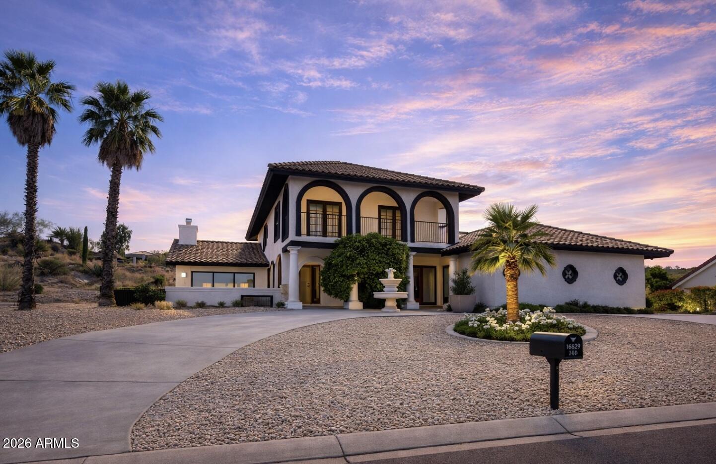 Every Golfers Dream! 360 Views! Fully Remodeled 4 Bed + Den + OFFICE| 1/2 ACRE LOT | RV ACCESS & 3CAR GARAGE! Nestled In The Rolling Hills at the 15th Tee Box on the Fairway. 
Incredible Spanish Style Estate Positioned directly on the fairway, this is quiet luxury done right. More than a home it's a private, elevated escape where desert landscape, golf course views, and refined design converge. Thoughtfully updated with clean lines and intentional finishes, every space is designed to feel calm, elevated, and livable. Expansive windows frame the course, pulling in natural light and creating a seamless indoor-outdoor flow that defines Arizona living at its best.The backyard is the moment, open fairway views, layered desert textures, and the kind of setting that feels both private and expans