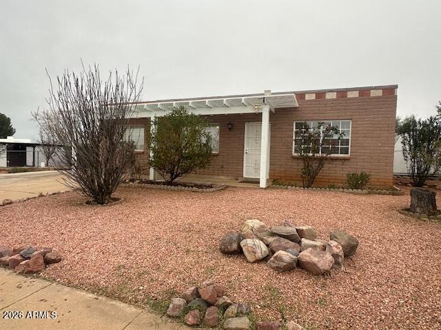 Brick 1472 Sq. Ft. Freshly painted interior 4-bedroom 2 Bathroom Home. Up- dated Kitchen w/ Black appliances Wood cabinets, Stainless steel sink, new backslash. Bathrooms w/Surround tiled in showers and tub. New hall carpet. On Large Beautifully landscape lot with trees, brushes, Grape vines and flowering plants Completely fenced in. With 2 covered patios.
