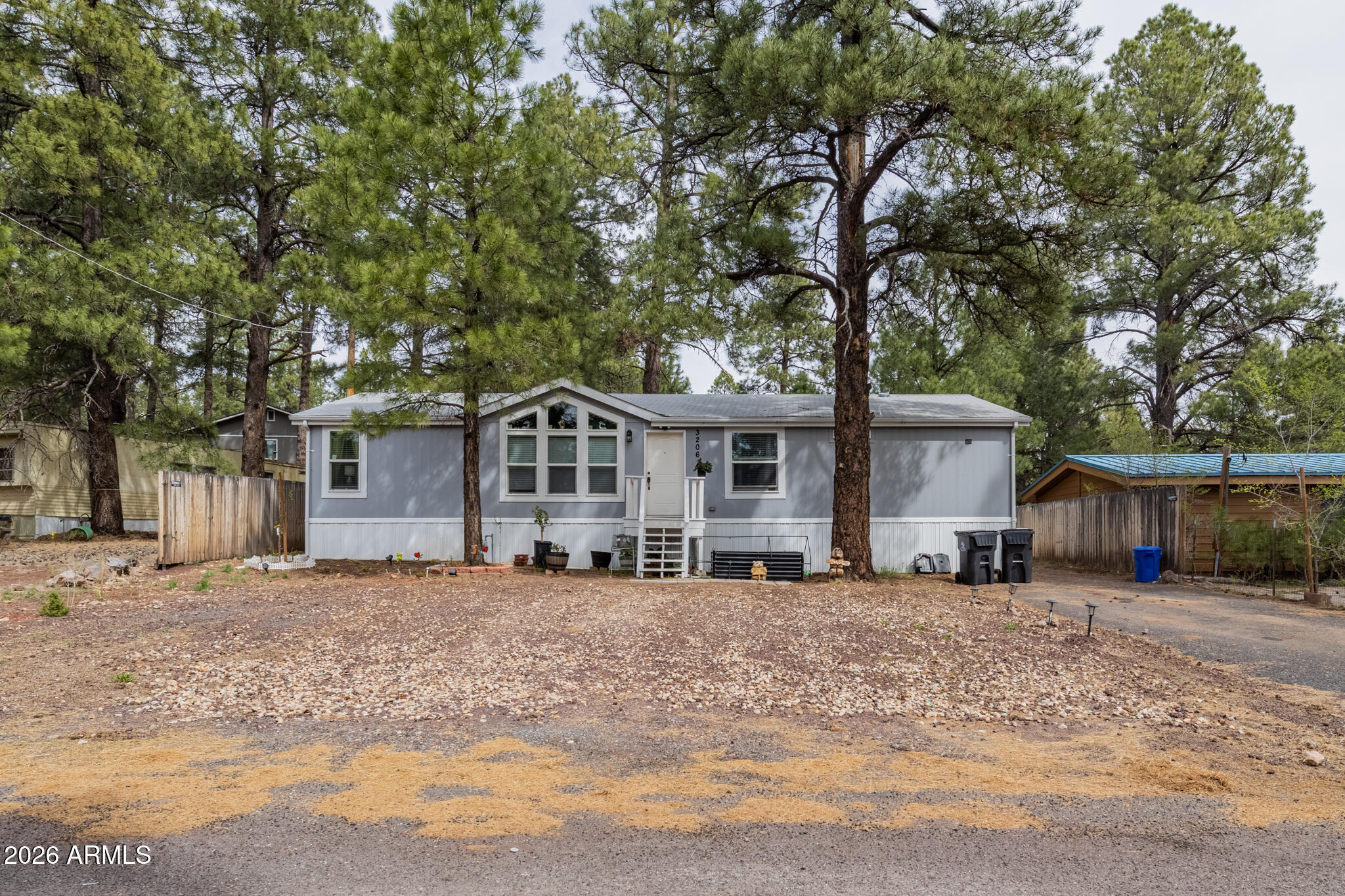 Gorgeous home in Kachina Village! Spacious open & fenced back yard on nearly a 1/4 acre lot. New gutters & deck is refinished. Inside features open concept w/split floor plan & vaulted ceilings. Updated flooring & newly installed window AC units. Interior fully painted in 2022. Newer ceiling fans & dining lights. Kitchen features staggered cabinets w/kitchen island. Spacious Master Suite with dual sinks & walk in closet. Separate laundry room & outside patio deck! This one is a MUST SEE!!