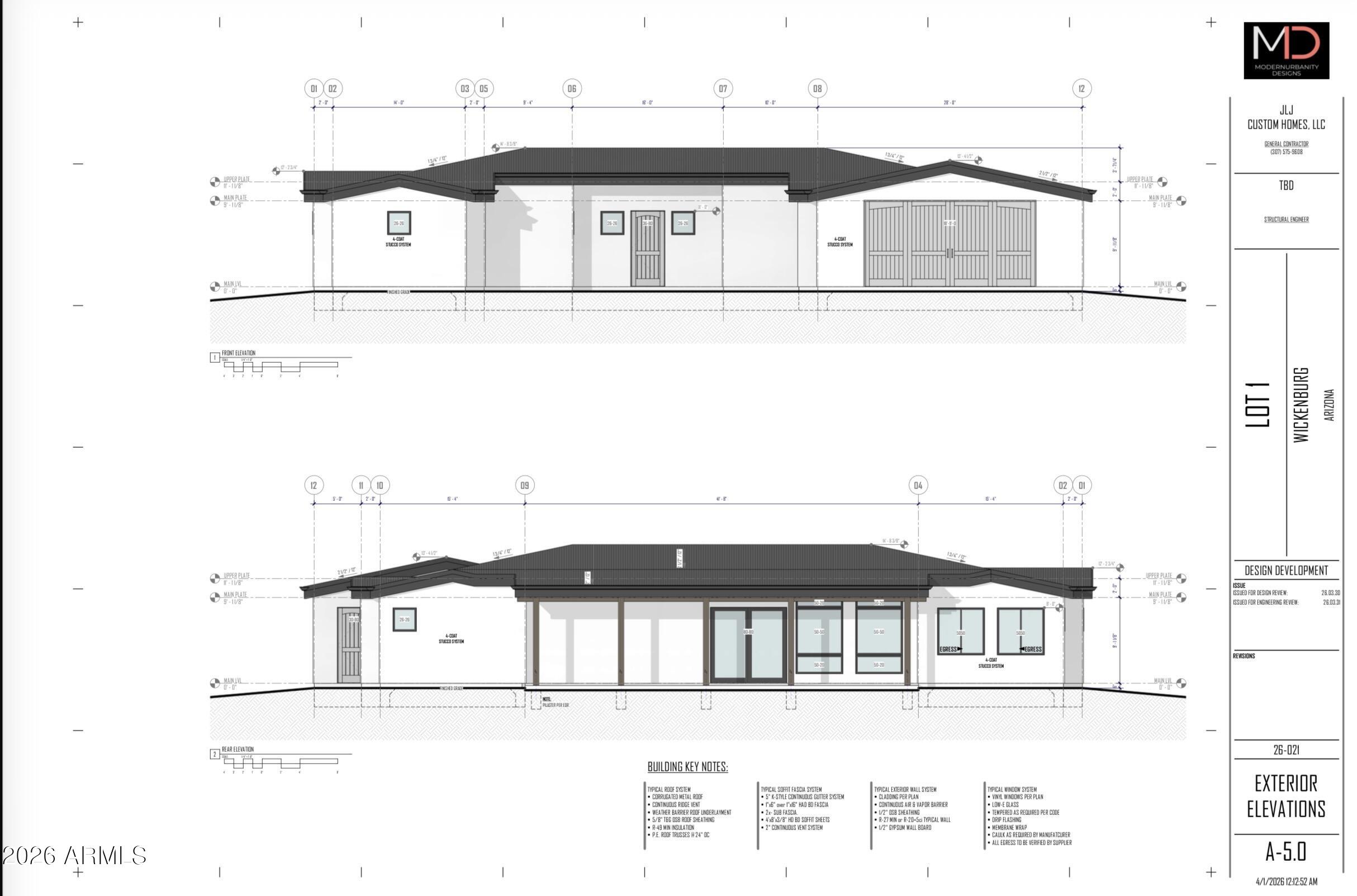 Immaculate new-construction horse property in Wickenburg, AZ, estimated completion October 15, 2026. This 3,000 sq ft home plus 500 sq ft covered patio features an open-concept split floor plan with modern design, and there's still time to customize finishes and add your personal touches. Ideal for ropers and horse enthusiasts, the property includes a 6-stall barn with wash rack and automatic waters, a roping arena, and horse-friendly layout. Enjoy a private well, automatic gated entry, and a prime location: just 5 minutes to Rancho Rio roping arena and 7 minutes to historic downtown Wickenburg. This property will be turn-key and ready for you to put your horses away and enjoy the Arizona sun. Renderings coming soon.