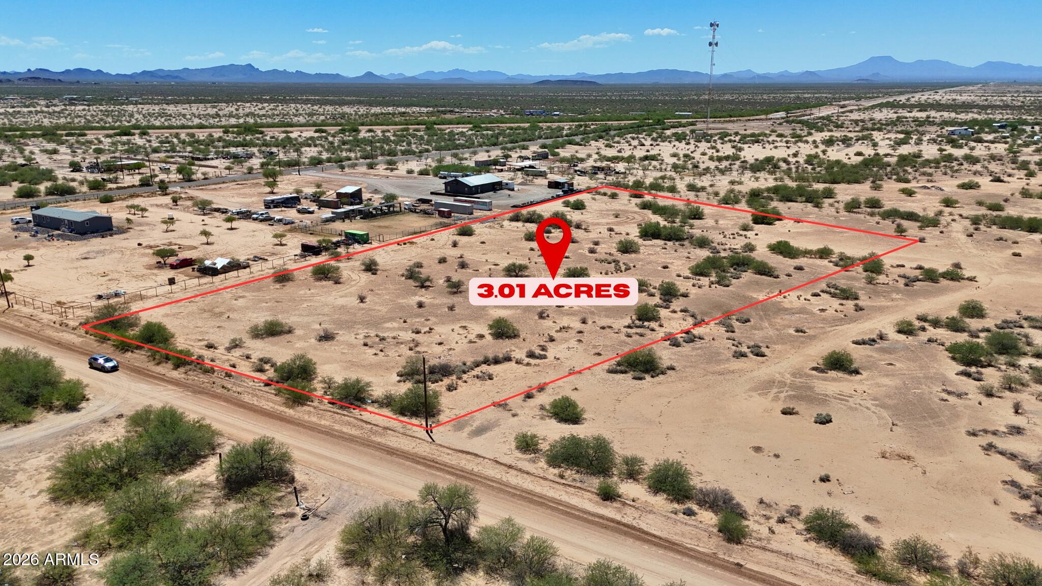Great opportunity to own 3.01 acres in Casa Grande! This area has seen strong growth over the past few years while still offering affordable acreage. This is perfect for those looking to invest or build. Power is already on the property, which is a huge advantage and can save time and money for future development. Measurements shown in photos are approximate estimates only. Buyer to verify all information deemed material and pertinent to them.