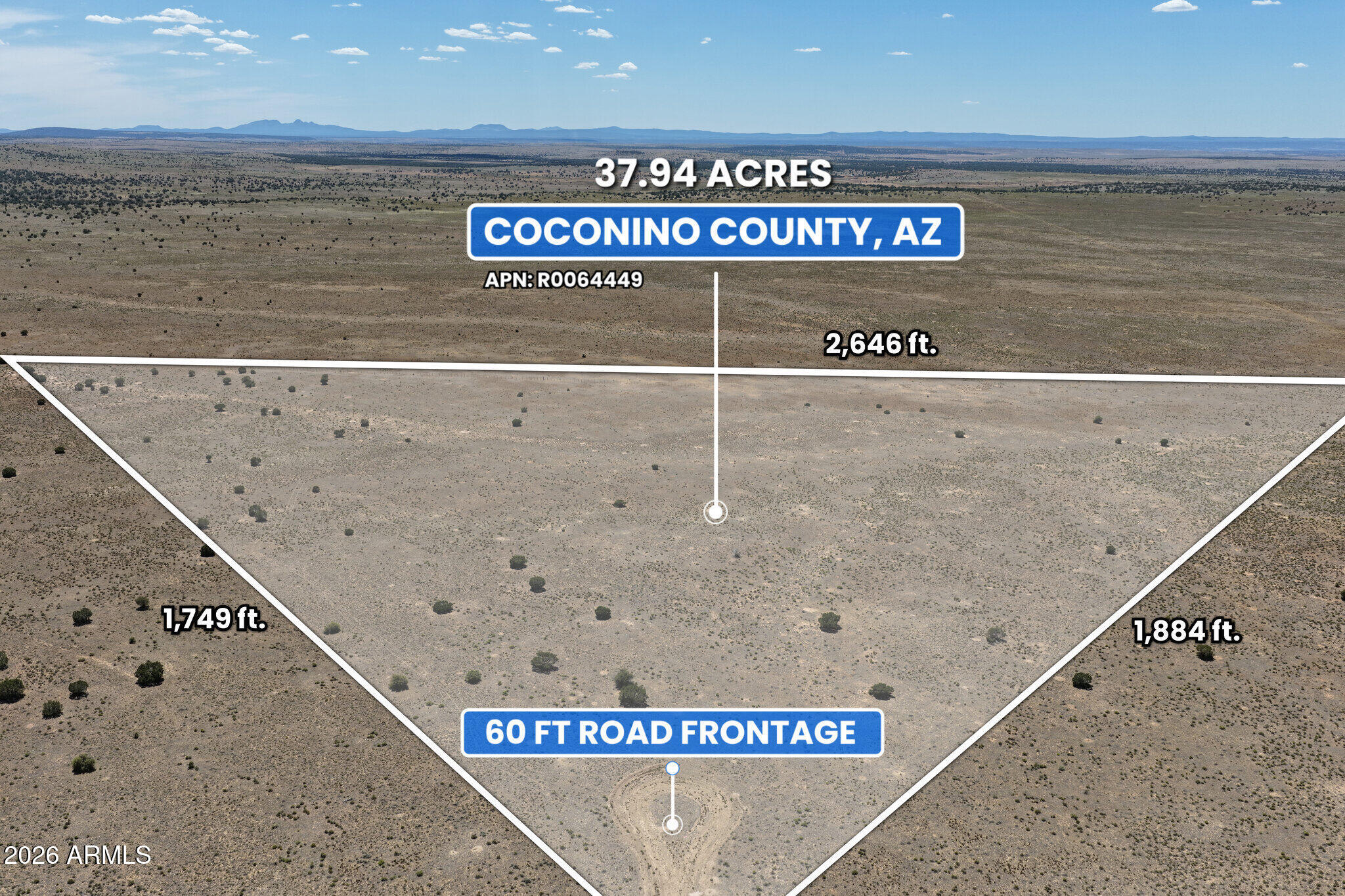 Wide open skies and endless views await at 10772 W Abrazo Pass in Williams, AZ. This raw land parcel sits in the heart of Northern Arizona's high desert, offering a rare opportunity to own a piece of wide open space at elevation. With scattered native vegetation and expansive panoramic views in every direction, this lot is a blank canvas ready for your vision. Located in the Sherwood Forest Estates area just outside of Williams, you're minutes from Route 66, the Grand Canyon, and year-round outdoor recreation. Priced to move -- don't miss it.