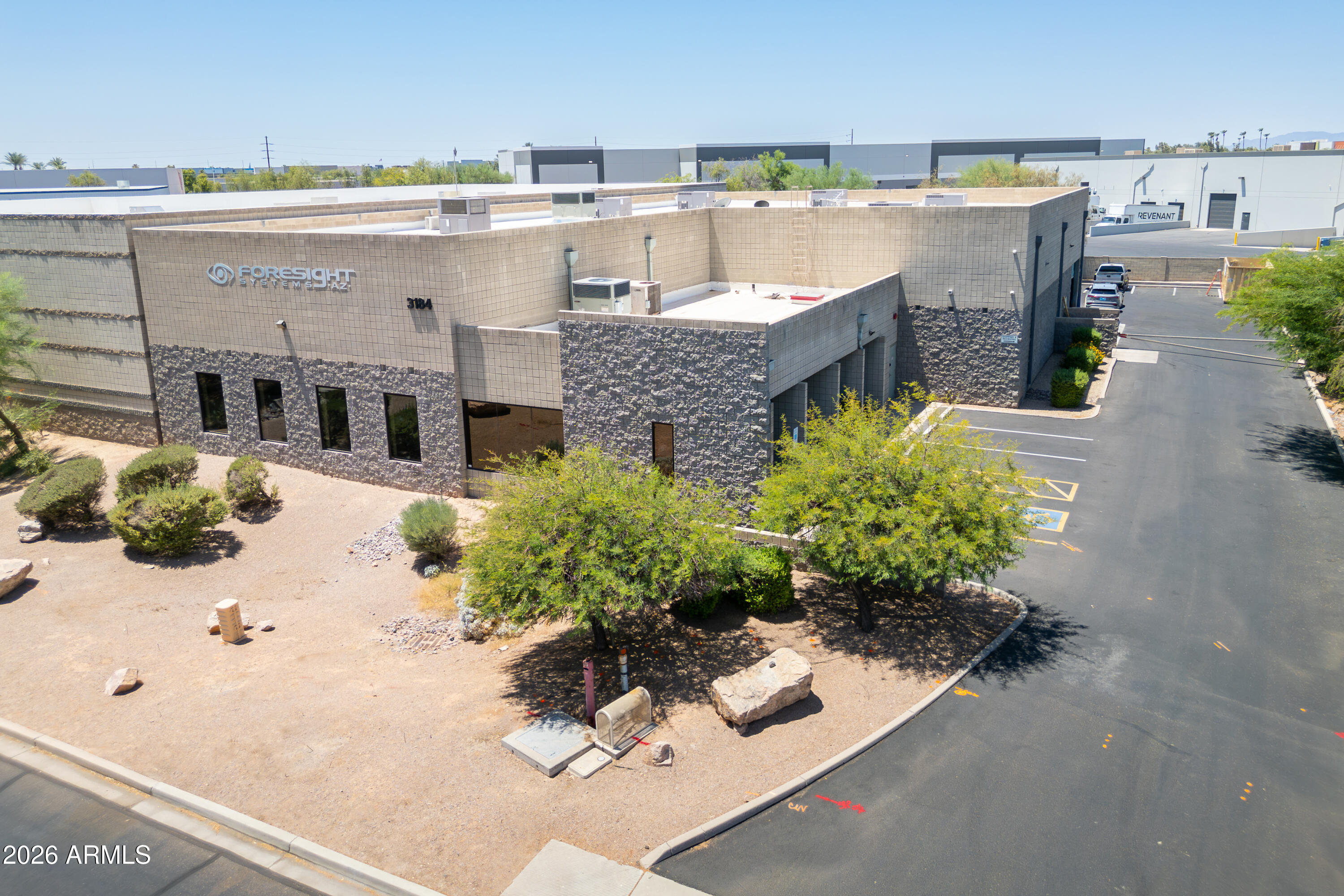 Located in the heart of Chandler's East Valley.  This I-1 Flex Space Property is positioned in one of the area's most established Industrial corridors.  This property provides outstanding connectivity to Loop 202, Loop 101, US-60, and Arizona Ave, allowing for convenient access throughout the Southeast Valley and the greater Phoenix region.  It is an ideal fit for owner-users, contractors, distributors, light manufactures, technical companies & warehouse operations.

Key Highlights of the property Include:
-Premium Office Buildout:  A high-end office space featuring a conference room and theater.
-Specialized Warehouse Features:  8 air conditioned enclosed workspaces, perfect for estimators, outside sales, or warehouse staff.
-Bonus Space:  Fully built out mezzanine with full bath & s -Strategic Location:  Minutes from Downtown Chandler and Chandler Municipal Airport, surrounded by world class technology and manufacturing hubs.
-This property represents an outstanding opportunity to secure industrial real estate in a supply-constrained submarket.  With its versatile configuration and high end finishes, it is well positioned to support long term business success.
-Property square footage is divided close to 50/50 office to warehouse space.
