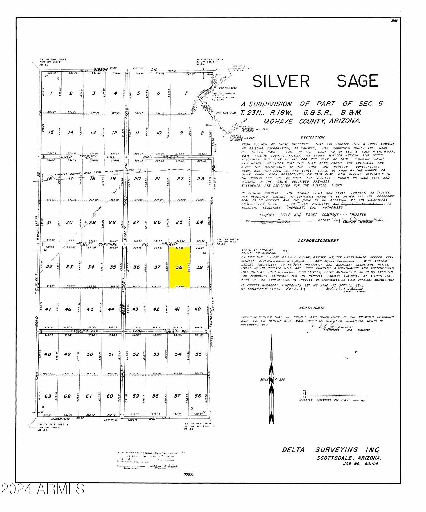 SILVER SAGE - Land