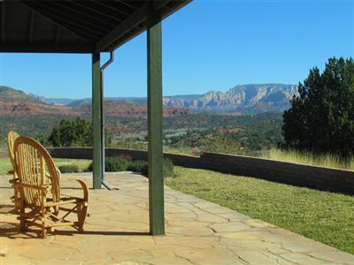 Perhaps the most beautiful hilltop setting in Northern Arizona, bordering extensive U.S. Forest Service land and w/towering red rock views and vistas in every direction from this breathtaking 5-acre hilltop perch. Add'l acreage is also available, allowing for the creation of up to 18+- acres in a true private hilltop estate, making this an even more unique site in Sedona. The lovely 3 bedroom/2.75 bath home has been fully renovated and beautifully updated while retaining it's original 1951 year-built classic Sedona character, with flagstone floors, very high beamed ceilings, huge windows capturing the magnificent views, broad flagstone patios and a hilltop setting like no other. Eagle Mountain Ranch is one of Northern Arizona's most exclusive enclaves,... (see supplement for full remark Perhaps the most beautiful hilltop setting in Northern Arizona, bordering extensive U.S. Forest Service land and w/towering red rock views and vistas in every direction from this breathtaking 5-acre hilltop perch. Add'l acreage is also available, allowing for the creation of up to 18+- acres in a true private hilltop estate, making this an even more unique site in Sedona. The lovely 3 bedroom/2.75 bath home has been fully renovated and beautifully updated while retaining it's original 1951 year-built classic Sedona character, with flagstone floors, very high beamed ceilings, huge windows capturing the magnificent views, broad flagstone patios and a hilltop setting like no other. Eagle Mountain Ranch is one of Northern Arizona's most exclusive enclaves, with all properties on large acreage, access to one of the most beautiful areas along Oak Creek and fully surrounded by pristine forest service lands. This property is truly for someone who wants the very best views and setting. OWC.
