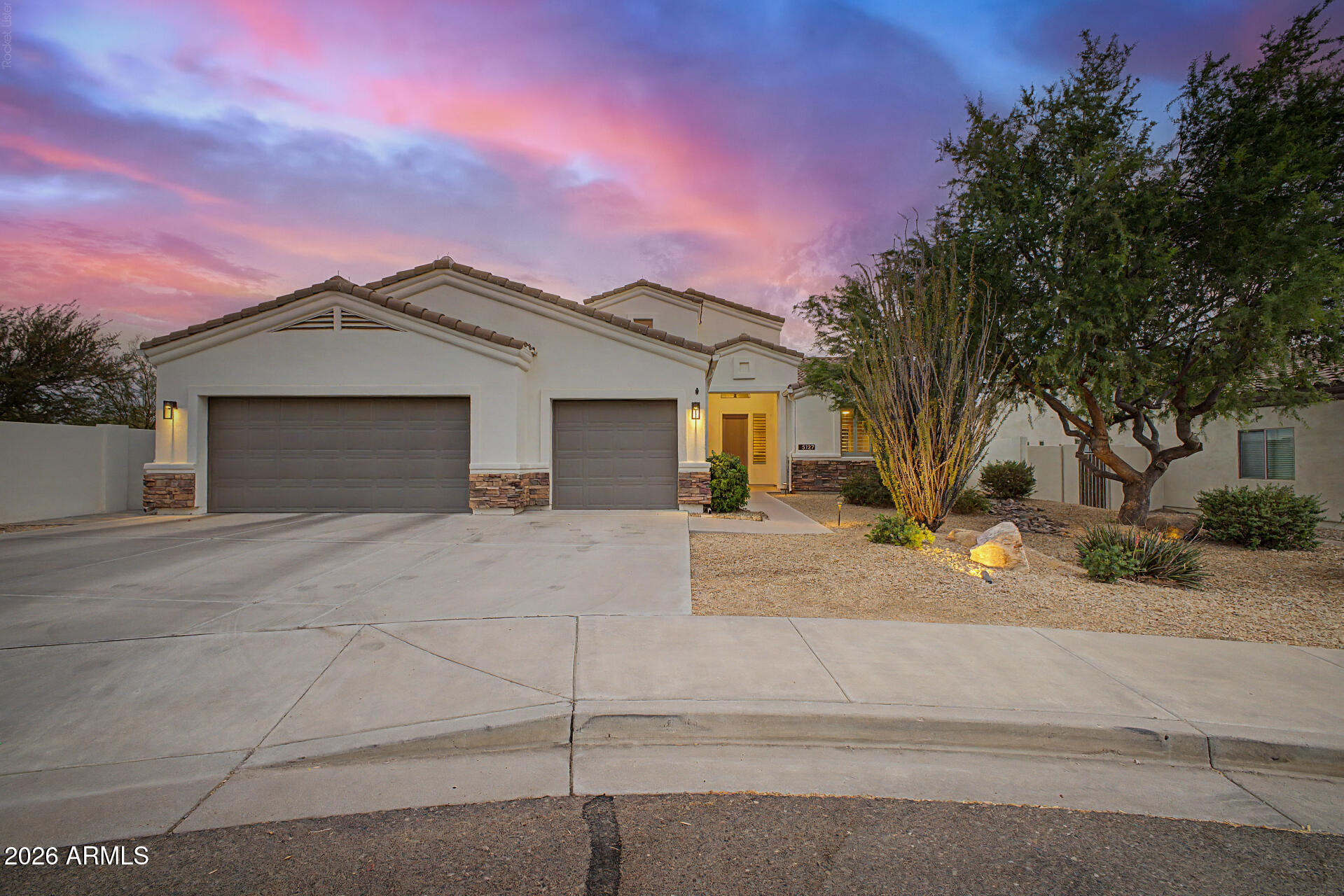 Opportunities like this rarely come to market in Tatum Ranch. Situated at the end of a quiet cul-de-sac with only one neighboring home, this original-owner semi-custom residence offers an impressive 3,825 square feet of beautifully maintained living space. Combining exceptional privacy, quality construction, and extensive updates throughout, this is a home that truly stands apart.

One of the home's most desirable features is its unique floor plan, offering four bedrooms and the main living spaces on the first floor, while the entire upstairs is dedicated to a private primary retreat complete with a separate office and direct access to a view deck. It's the perfect layout for those seeking both convenience and privacy. Lovingly maintained by its original owners since 2005, nearly every aspect of the home has been thoughtfully updated over the years. The resort-style backyard was completely transformed in 2023 with a refinished PebbleSheen pool, extensive travertine pavers, a built-in BBQ, putting green, and beautifully designed landscaping, creating an incredible outdoor space for entertaining and everyday enjoyment. In 2025, the owners added a Tesla solar system with Powerwall battery backup, providing outstanding energy efficiency while keeping the home powered even during outages. Three Trane variable-speed HVAC systems installed in 2020 further enhance the home's comfort and efficiency.

With the character and quality of a semi-custom home, an exceptional floor plan, major recent investments, and one of the most private settings in the neighborhood, this is a rare opportunity in Tatum Ranch. There are simply too many upgrades to list here, so be sure to review the supplemental features sheet highlighting the extensive improvements and thoughtful enhancements throughout the home.