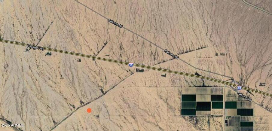 Located less than 5 miles from I-10 exit is a large 100+ acre parcel for your homestead ranch, future development or warehouse. This flat parcel is inline with the western expansion of Phoenix. Owner may carry, connect with agent for details!