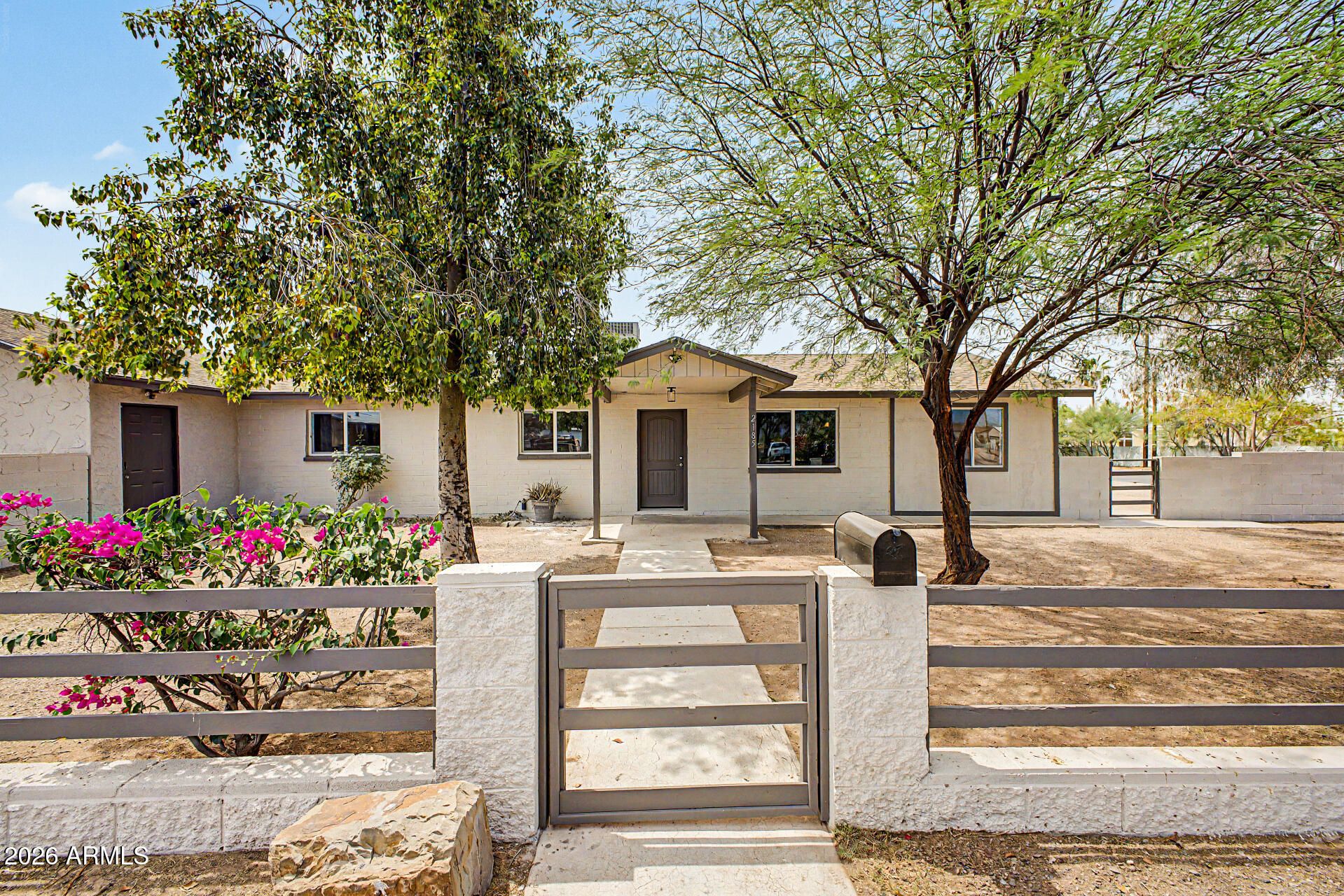 Newly renovated 3 bdrm home with NO HOA, extra large bonus space behind the garage and plenty of space for parking your toys! Extended Garage sits in front of the extra large bonus room that could be a workshop, storage or transformed into a fantastic ADU.