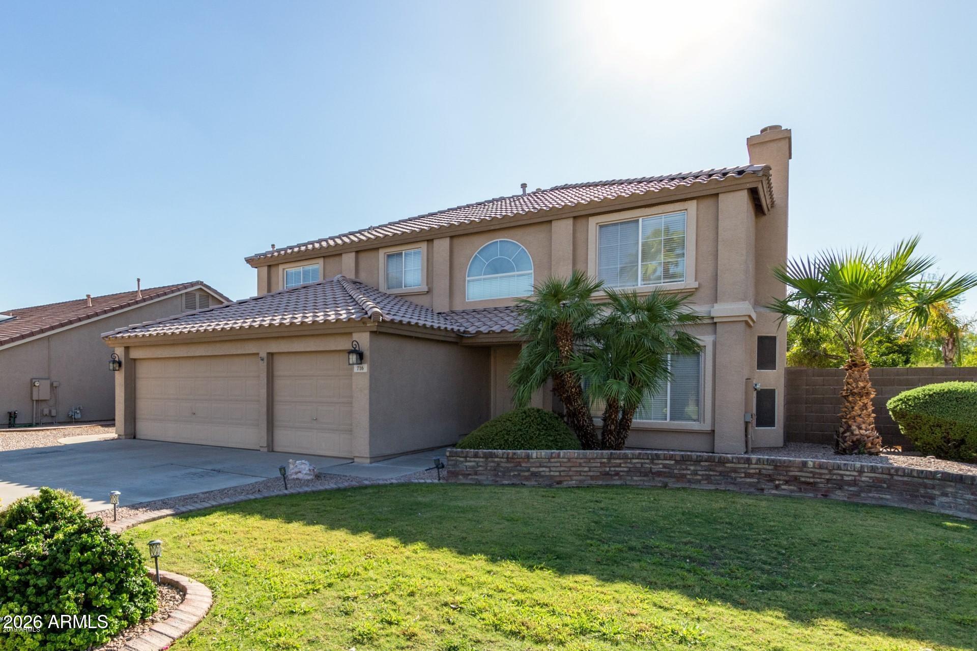 This spacious 3,242 sq ft, 5 bed, 3 bath home w/ a 3 car garage sits on an 8,472 sq ft lot in the conveniently located Greenfield Lakes Golf Community. Built by Hancock Homes w/ numerous recent updates including New Roof, New pool equipment, New interior/exterior paint, New stainless steel appliances, newly painted cabinets w/ granite countertops, updated wood plank floors, & light fixtures. This floorplan is open to inviting living spaces perfect for entertaining & everyday family life. The functional two-story 5-bedroom layout offers down stairs bedroom, Loft, flexibility with ample room for a home office, guests, or growing family. The primary suite provides a private retreat w/ sitting room, and spacious bathroom and closet space Step outside to your private backyard CLICK MORE LINK Step outside to your private backyard oasis featuring a sparkling pool--ideal for Arizona living and relaxation. The 3-car garage adds excellent storage and parking.
This home is located in the desirable Highland High School boundaries and is within 1.5 miles of the San Tan Village entertainment and shopping district. Enjoy the vibrant Greenfield Lakes community with its golf course, lakes, trails, and amenities, plus easy access to Gilbert's top-rated schools, parks, shopping, and dining. Gilbert consistently ranks among the best places in Arizona for families thanks to its excellent schools, low crime rates, abundant parks, and strong sense of community.
Schedule a showing today and experience everything this exceptional property and community have to offer!