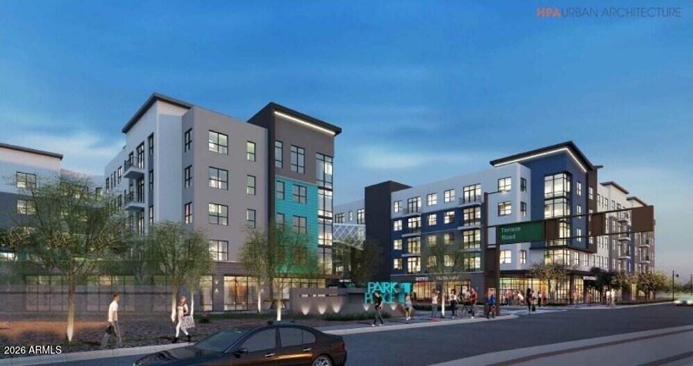 1800 SF of Retail space in the Park Place Luxury Apartments.  Come Join the amazing tenant mix and take advantage of the new walking traffic.  Located within walking distance of Arizona State University. The University is one of the largest in the country, boasting an approximate population of 113,000 students and growing. This development is located at the nearest light rail stop from Arizona States' campus.  
Outdoor patio space/use available adjacent to entire retail front. Grease trap and Restaurant venting available. This build
to suit space will be a state of the art amenity that will have no shortage of traffic from the residences that surround this property for miles. Looking for fast casual restaurants including pizza, burgers, Asian Fusion. Retail boutiques, nutrition bars, Barber shops, salons and fitness tenants are a plus to the development.