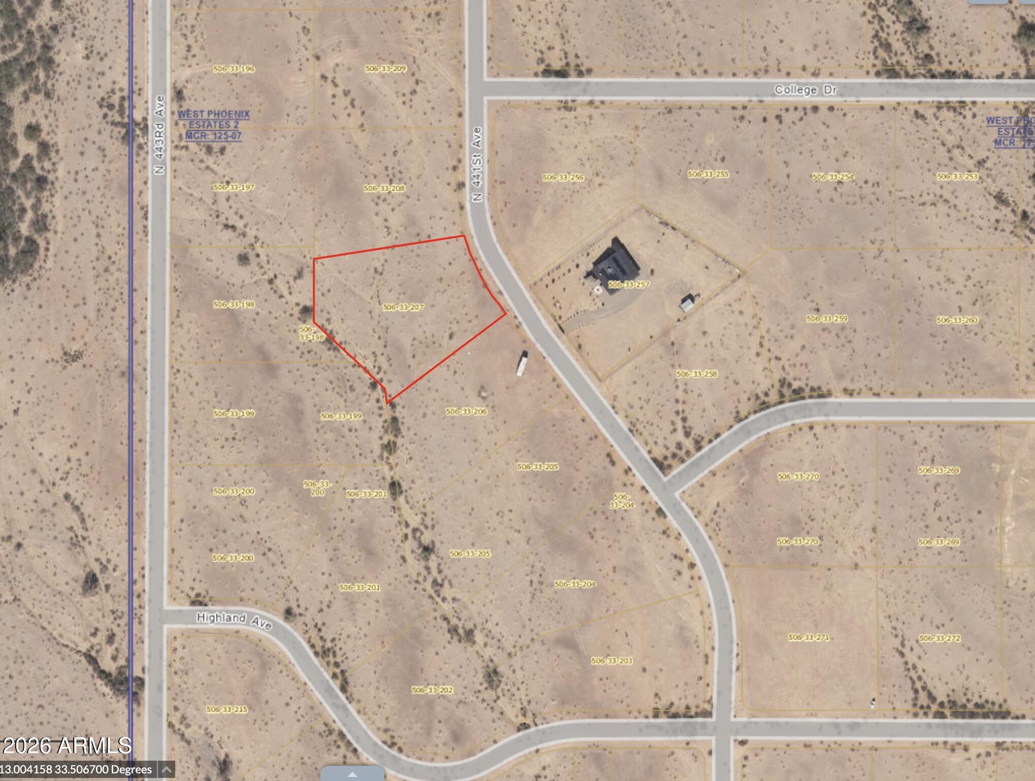 Bring your vision and build on this spacious 1.159-acre homesite in West Phoenix Estates 2, offering wide-open desert views and peaceful rural living. This approximately 50,467 sq ft parcel of raw, level land gives you plenty of room for a custom home, extra garages, workshop, RV parking, toys, or animals--ideal for someone who wants space and freedom instead of a crowded subdivision. Enjoy the quiet of Tonopah while still having access to the West Valley's growing amenities and main corridors, making this a great option for a primary residence, winter retreat, or long-term land hold. The lot is unimproved raw land, ready for your plans; buyer to verify utilities, septic installation, access, and all zoning and building requirements with Maricopa County.