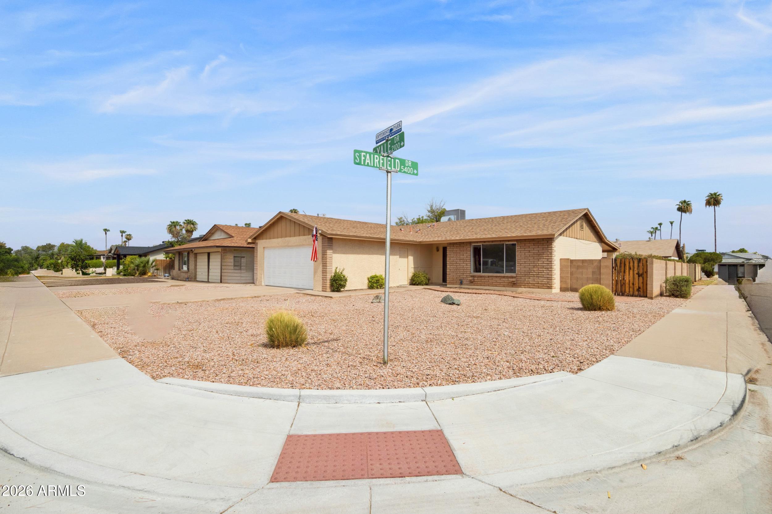 This beautifully updated 3-bedroom, 2-bath Tempe home sits on a desirable corner lot in a well-established neighborhood with NO HOA. The home features a stunning remodeled kitchen with updated cabinetry, countertops, fixtures, and modern finishes. Both bathrooms have been tastefully renovated, complemented by new lighting and contemporary touches throughout the home.

The former 2-car garage has been fully enclosed and finished, creating valuable additional flex space perfect for a home office, game room, gym, media room, or bonus living area. Fresh interior updates provide a bright, modern feel while maintaining a comfortable and functional floor plan.

Enjoy Arizona living in the spacious backyard with plenty of room for entertaining, gardening, or future customization. Conveniently located just minutes from ASU, US-60, Loop 101, shopping, dining, parks, schools, and major employment centers.