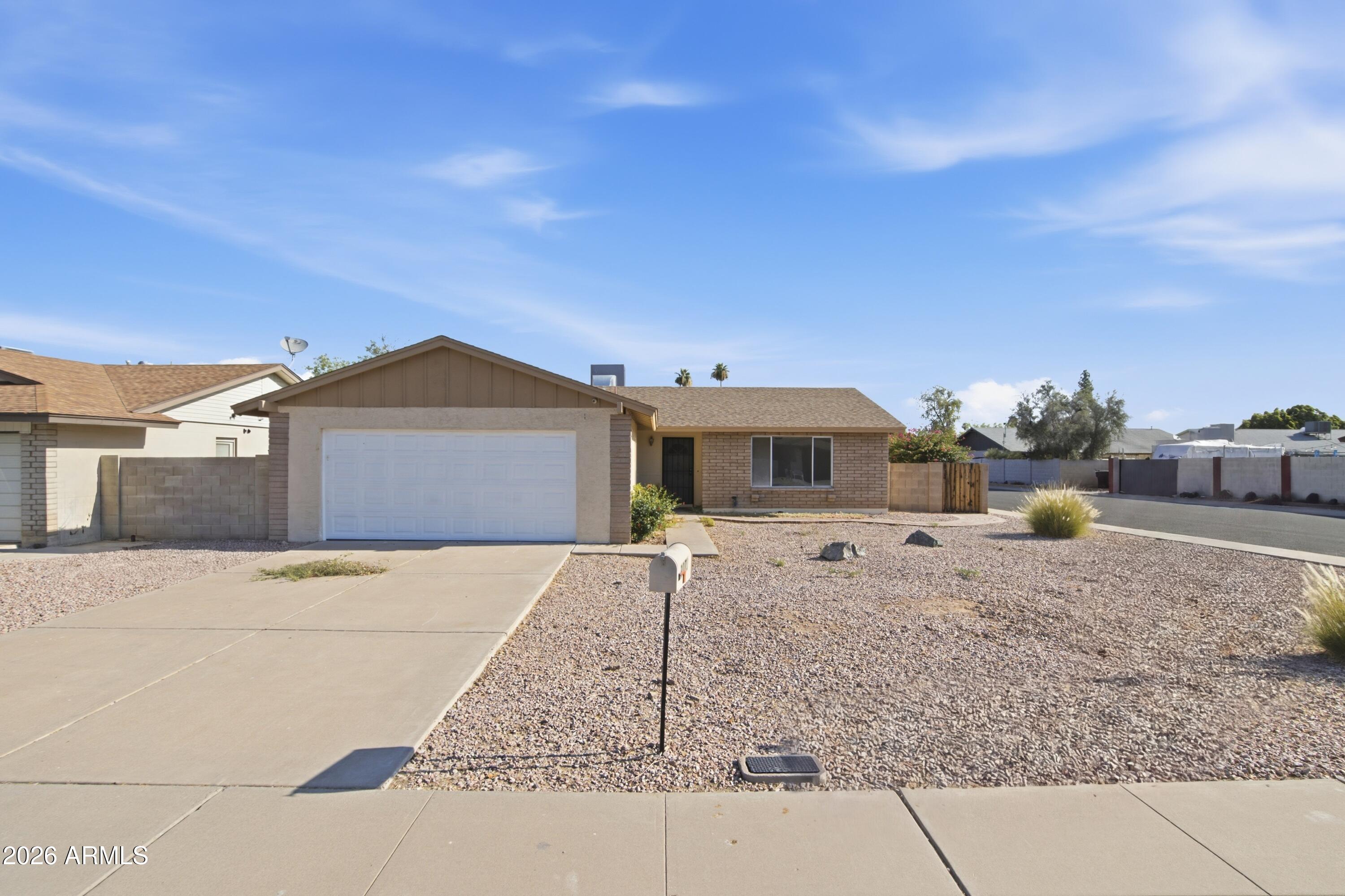 This beautifully updated 3-bedroom, 2-bath Tempe home sits on a desirable corner lot in a well-established neighborhood with NO HOA. The home features a stunning remodeled kitchen with updated cabinetry, countertops, fixtures, and modern finishes. Both bathrooms have been tastefully renovated, complemented by new lighting and contemporary touches throughout the home.

The former 2-car garage has been fully enclosed and finished, creating valuable additional flex space perfect for a home office, game room, gym, media room, or bonus living area. Fresh interior updates provide a bright, modern feel while maintaining a comfortable and functional floor plan.

Enjoy Arizona living in the spacious backyard with plenty of room for entertaining, gardening, or future customization. Conveniently located just minutes from ASU, US-60, Loop 101, shopping, dining, parks, schools, and major employment centers.