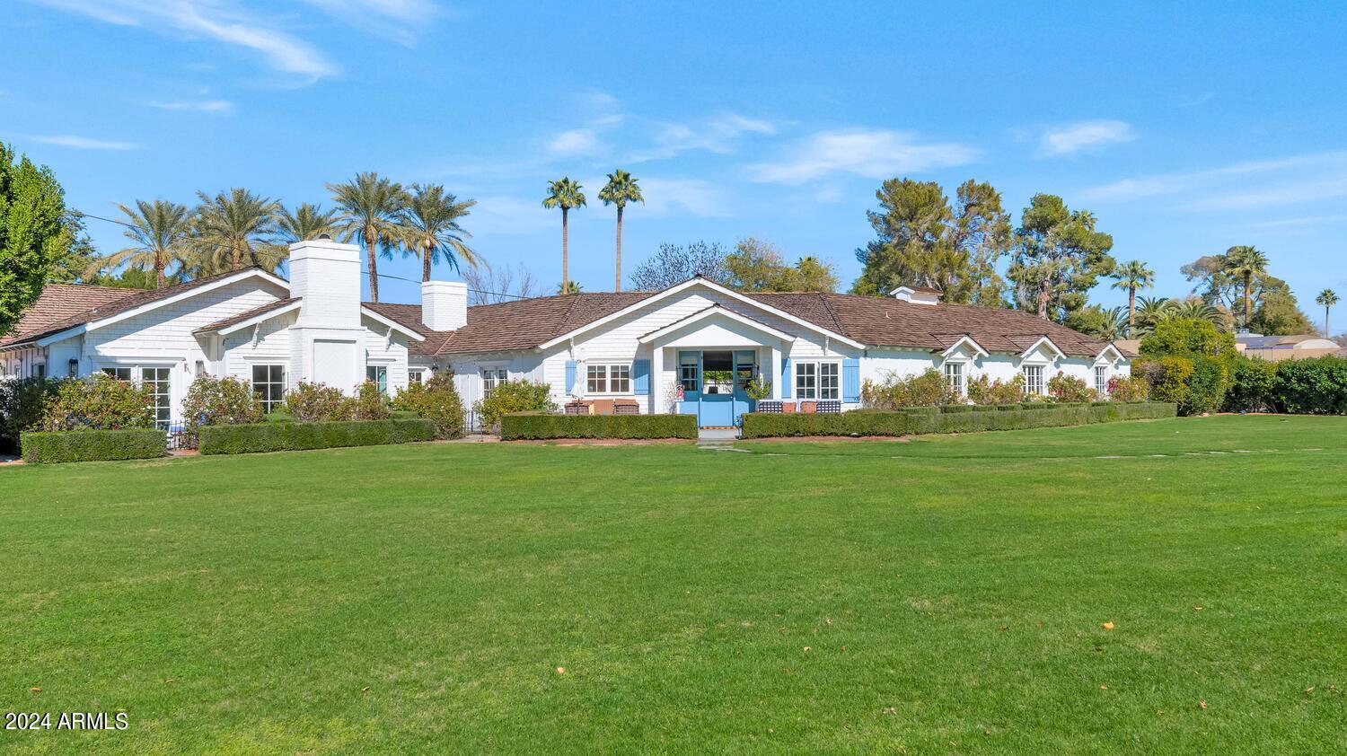 This is a very rare opportunity with one of the most sought after addresses in The Valley. Sitting on a corner lot with spectacular mountain views, the property is truly remarkable. The sprawling floorplan has a lovely kitchen and great room, large bonus/playroom, six spacious bedrooms and six pretty baths, but the grounds are what makes this residence so fantastic. It's literally impossible to over improve this one with all the multi-million-dollar estates on Exeter. The potential for this home is absolutely off the charts!