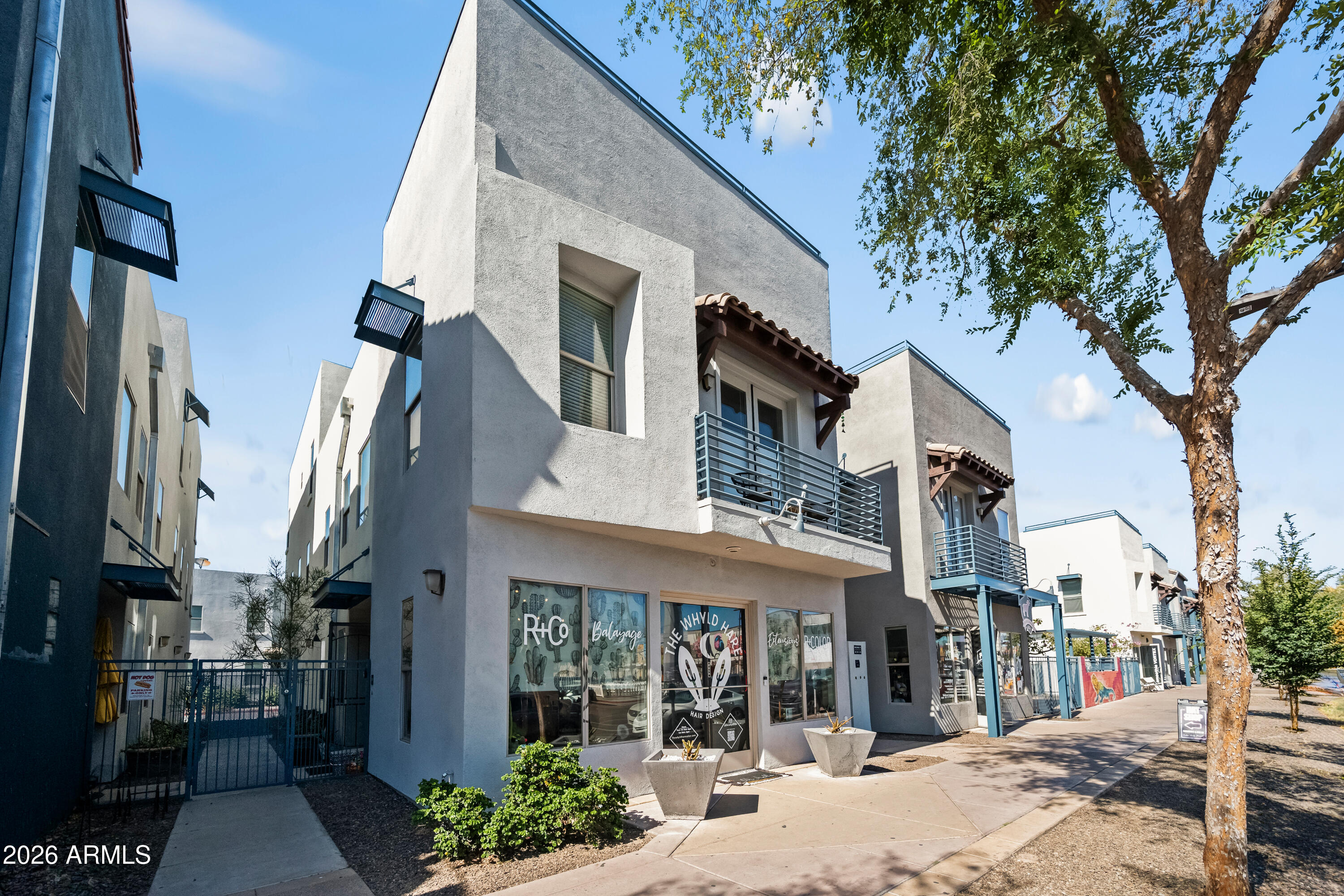 Exceptional owner user and investment opportunity in the heart of Downtown Phoenix's vibrant Roosevelt Row Arts District. Rarely Available for Purchase. This mixed-use live/work property features a street-level commercial space currently operating as a salon, ideal for retail, office, gallery, studio, café, or other creative uses, plus a separate upstairs residential unit offering owner-occupancy or rental income potential. Prime walkable location with strong visibility, high foot traffic, and close proximity to restaurants, galleries, nightlife, light rail, and downtown employment hubs. Flexible dual-use configuration ideal for owner-users, investors, or entrepreneurs seeking an income-producing asset in one of Phoenix's most dynamic urban corridors. Rare  Opportunity Investment Property.