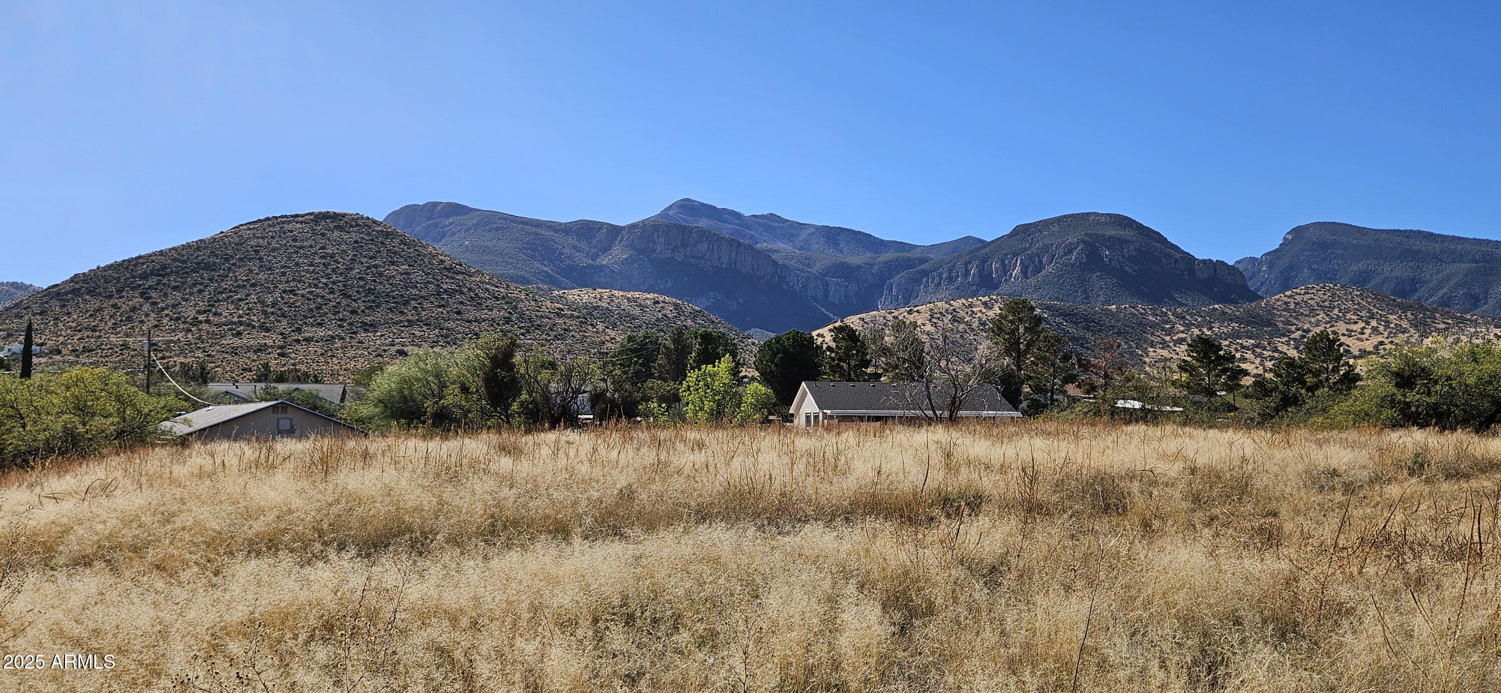 Amazing 1 acre view lot in the Ramsey Canyon area.  This lot is level, has water company and power on the property line and the views of the Huachuca Mountains and Carr Canyon Falls are panoramic and beautiful.  This property provides the perfect balance of privacy and accessibility.  Power nearby and easy access via a paved road.  Located near hiking trails, birding hotspots, and Coronado National Forest.