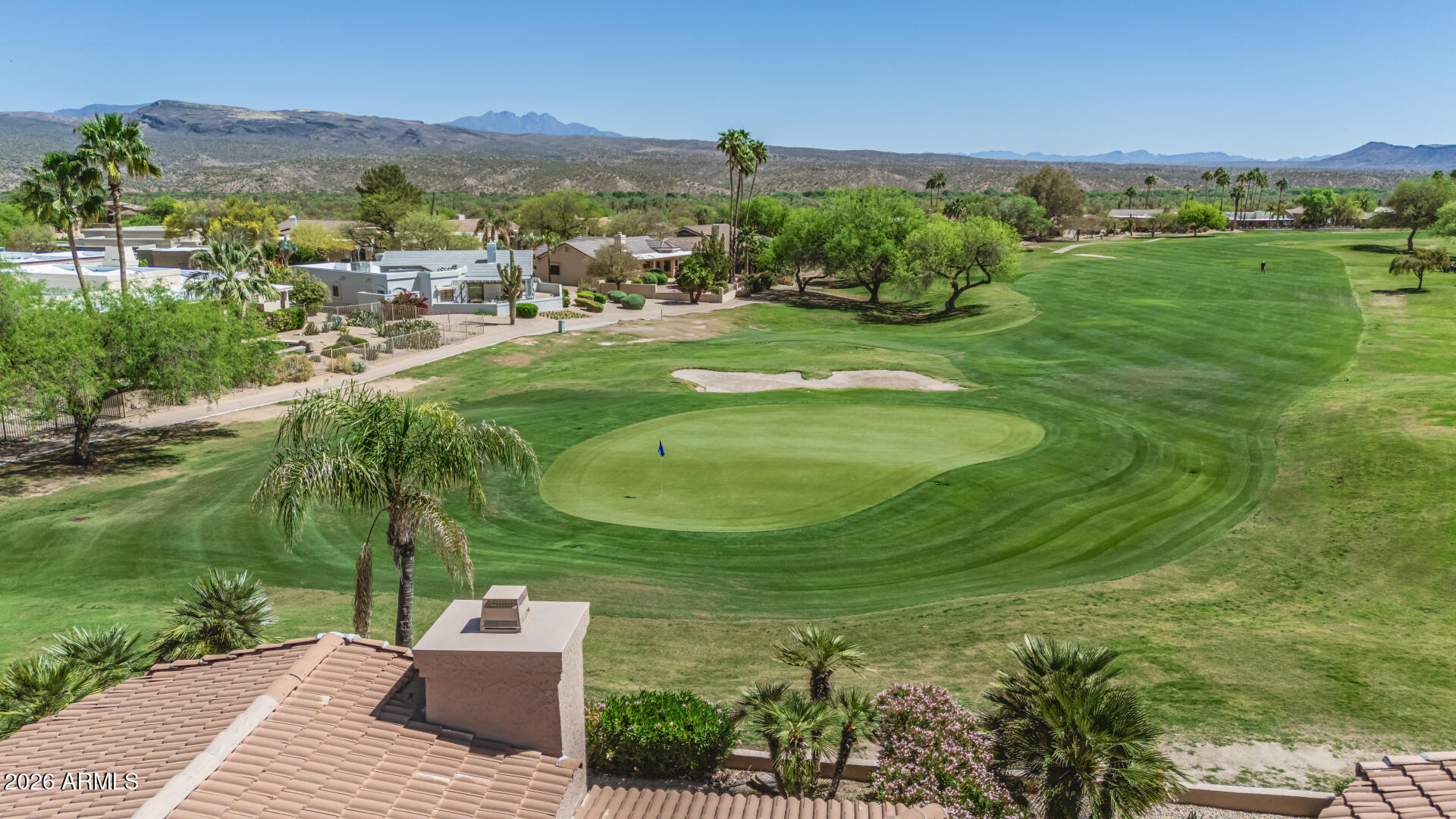 MILLION $$ MOUNTAIN VIEWS- PRICE REDUCED $85,000 for quick sale Adorable single-story townhome with gorgeous golf-course views! Discover the inviting and spacious interior, showcasing soft carpeting underfoot, tile in high-traffic areas, soaring vaulted ceilings promoting an airy feel, skylights & transom windows for abundant natural light, and a neutral palette throughout. The galley kitchen is equipped with custom cabinetry, tile backsplash, granite countertops, and built-in appliances for a seamless cooking experience. The tranquil main retreat offers beautiful mountain and golf-course views through the sliding doors to the patio, a walk-in closet for effortless organization, and a full bathroom with double sinks. Enjoy peaceful evenings in the backyard, admiring the fantastic scenery. This vibrant adult community features include a sparkling pool,spa, golf, pickleball, workout center, and tennis court, just to mention a few! You don't want to miss it!
