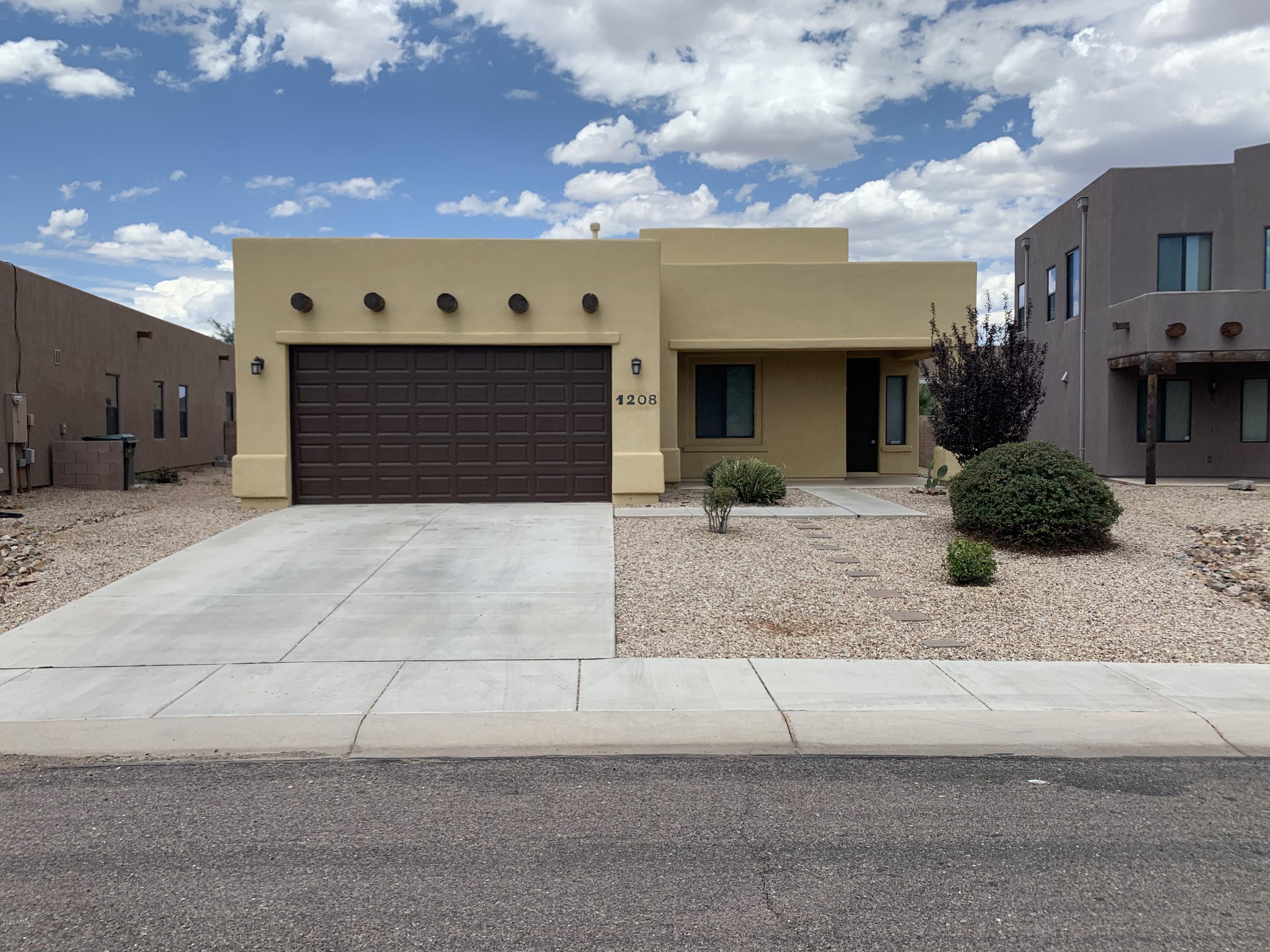 This 4BD/2BA/2CG, 1809 sf rental property located in the Reflections at Valiente subdivision is not too far from Fort Huachuca, shopping, and schools. This four bedroom rental home has a beautiful entry and great decor, a great combination of great room to dining area to kitchen, a big master bedroom and master bathroom, and well-maintained landscaping. Also included in the rent are the HOA fees to live in the subdivision. No smokers allowed. This house is ready to go! Call to schedule a showing today!