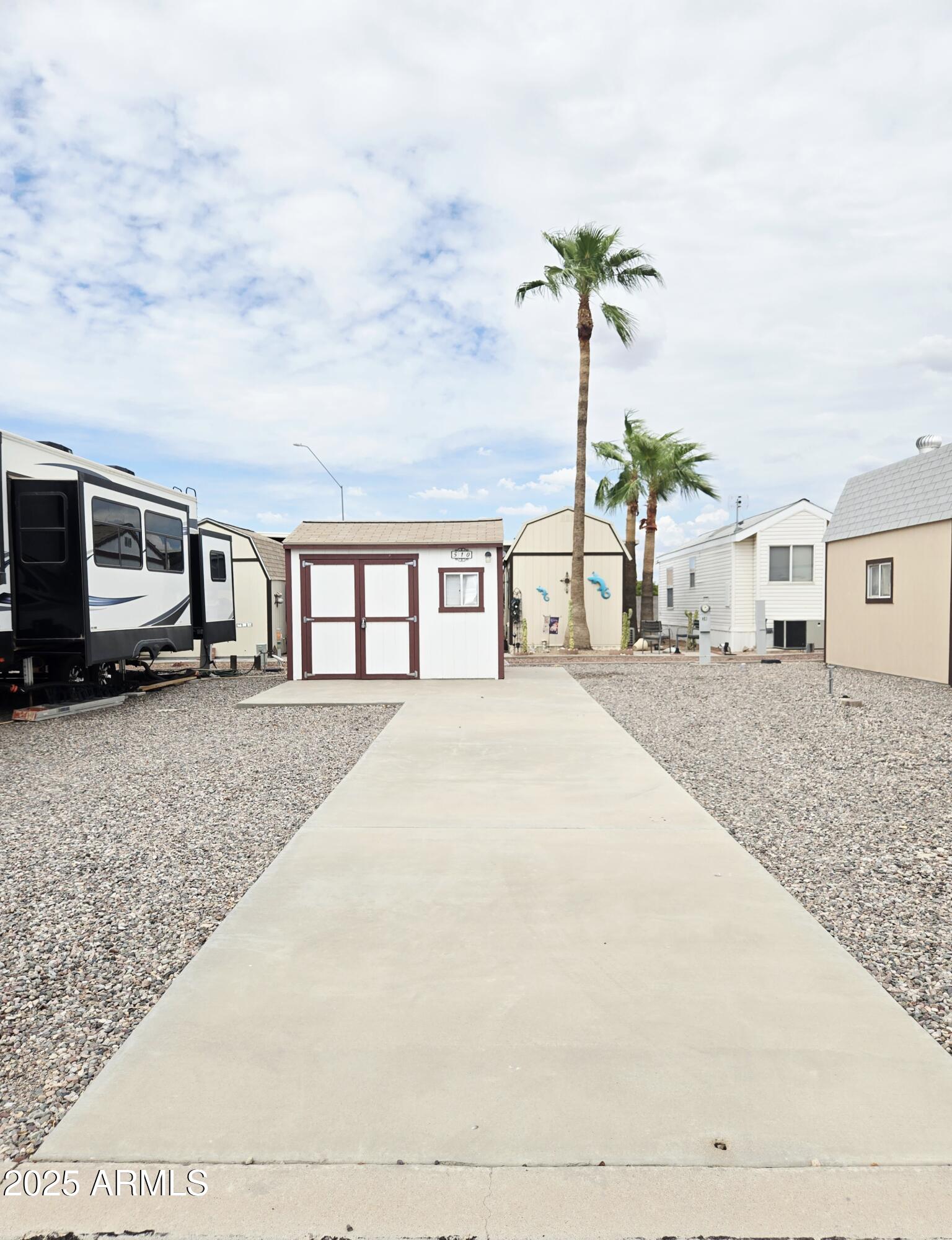 Enjoy the Arizona sunshine from your ''OWN'' lot in the desirable, Tierra Del Sol PARK MODEL/RV Resort in the beautiful quaint town of Florence, Az. Enjoy the flexibility of RV living in a  55+ resort atmosphere, well-maintained grounds, desert landscaping, and community amenities just steps away. Whether you're looking to park your RV, set up a seasonal getaway, smart investment or build your ideal desert retreat, this property provides the space and freedom to make it your own. Perfect for snowbirds or full-time residents who want to enjoy the Arizona lifestyle at its best!
This spacious lot provides convenient access to resort-style amenities including a clubhouse, pool, spa and within minutes, a fitness center and pickleball courts as well as community events Unlike many developments, this community is not gated, giving you easy access and a welcoming neighborhood feel.
The scenic town of Florence offers, shopping, dining and local attractions, not to mention the stunning, picturesque mountains that surround. Monte, Morello, Ceceri, Della Calvana mountains and the beautiful distance mountains, Chianti, Apennine and the Apuan Alps. 
Take advantage of this affordable Arizona lifestyle and secure your spot in the heart of Florence today!