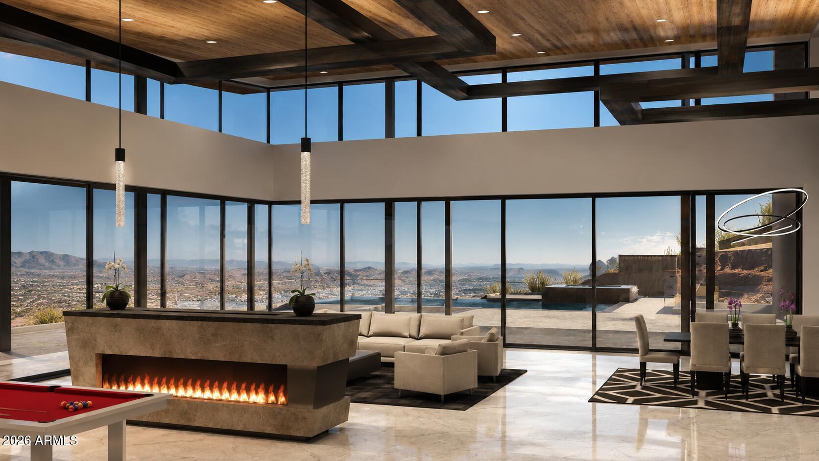 Set on more than 2 elevated hillside acres in a quiet cul-de-sac, this exceptional homesite offers sweeping McDowell Mountain and city light views. Ideally located near Mayo Clinic, BASIS and top Scottsdale amenities, the property includes architectural plans for a 5 bed, 5.5 bath custom estate designed for refined desert living. The proposed residence features a private guest suite, spacious chef's kitchen, formal and casual dining, multiple living areas, bonus entertainment room and wine cellar, with options for a theater and elevator. A rare opportunity to build a luxury estate in a prime Scottsdale setting.