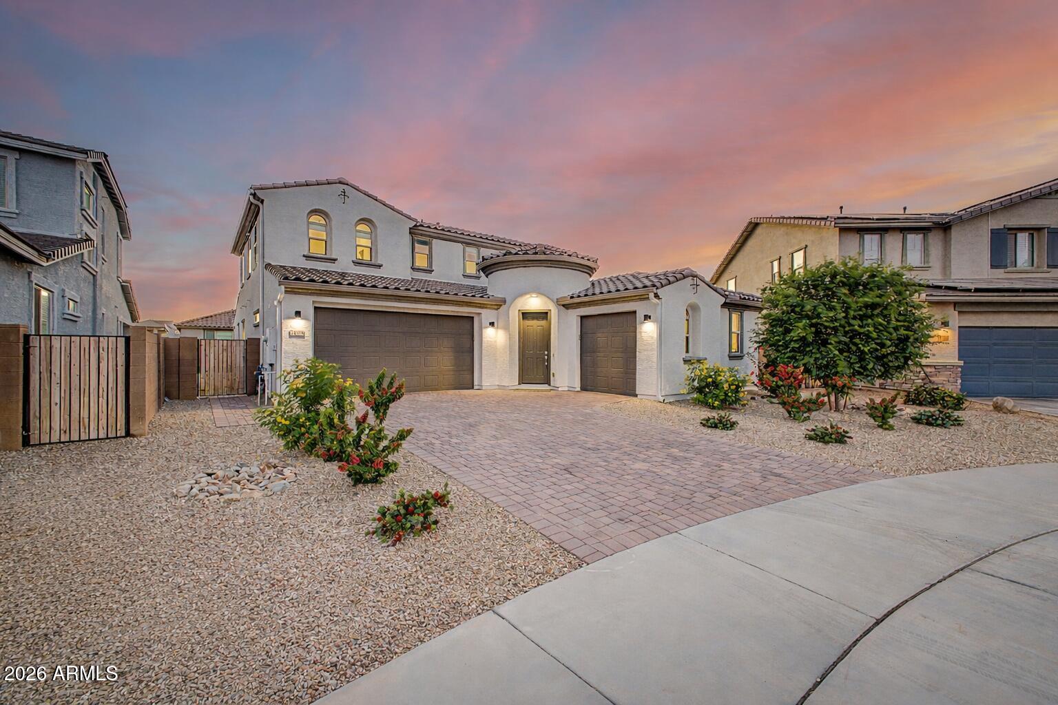 Absolutely Stunning 6 Bedroom, 4 Bathroom, Two Story Home Located on Premium Oversized Lot in Desired Rancho Mercado, Two Master Bedrooms (One Downstairs & One Upstairs),  Upgraded Kitchen Cabinets & Countertops, Gas Oven & Cooktop, Oversized Kitchen Island w/Breakfast Bar,  Large Kitchen Dining Room, Spacious Great Room, Downstairs: Master Bedroom w/Walk-In Closet, Master Bathroom w/Dual Sinks & Large Walk-In Shower,  Additional Full Bedroom & Bathroom Downstairs, Upstairs: 2nd Master Bedroom w/Walk-In Closet & Ensuite Master Bathroom (IDEAL for NEXT GEN/Multi-Generational Living), 3 Additional Bedrooms & Full Bathroom, Spacious Loft, Upstairs Laundry Room w/Washer & Dryer Included, Covered Backyard Patio, Professionally Landscaped Front & Backyard, 3 Car Garage, Come Check It Out!
