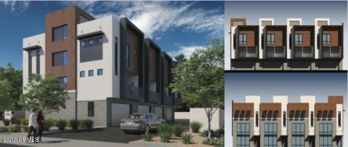 Beautiful, High-end New Build 4 unit townhomes w/ each unit being 2,200 sqft, 4 bedrooms, 3.5 bathrooms, 3 total floors including 2 car garage and a rooftop deck. 42'' white shaker cabinets, quartz counters, stainless appliances, walk-in pantry and a wine fridge! Master Bath in each unit has a walk-in shower with overhead rainhead. Flooring to be light plank throughout including stairs.  Amazing views from the top deck that is engineered to hold a hot tub.  Construction to be completed middle of August 2022.