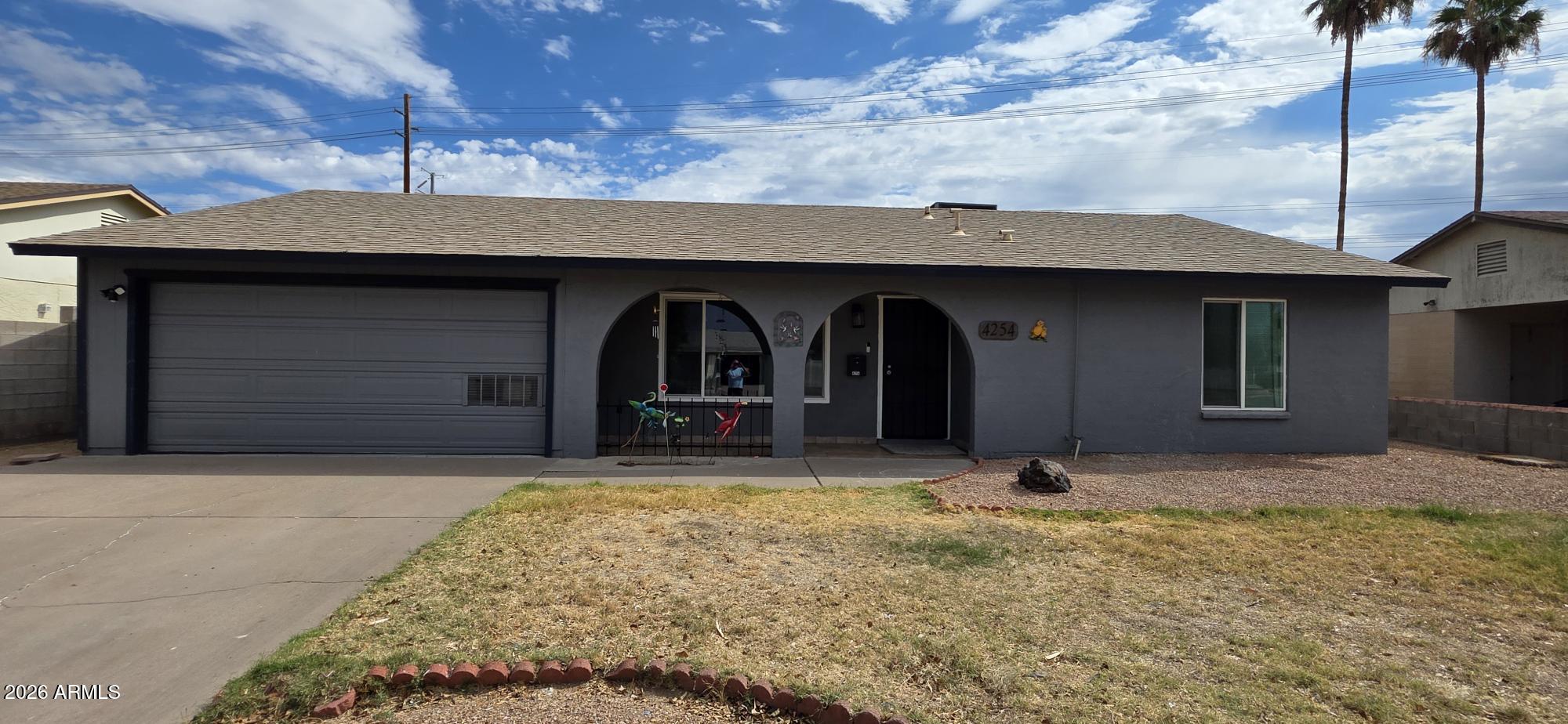 Beautifully updated 3-bedroom, 2-bath home with numerous upgrades! Remodeled kitchen features quartz countertops, new cabinetry, and stainless-steel appliances. Enjoy new flooring, baseboards, and windows throughout, plus a newer water heater and an 8-year-old HVAC system for added peace of mind. Spacious backyard offers a fenced pool, RV gate, and a private canal-side setting with no direct rear neighbors. Conveniently located near freeways, shopping, dining, and everyday amenities. Situated in the desirable Cactus Wren community and within walking distance of two highly rated schools. Many of the major updates have already been completed, making this home move-in ready while offering the opportunity to add your own personal touches. Ready for you to move in quickly.
