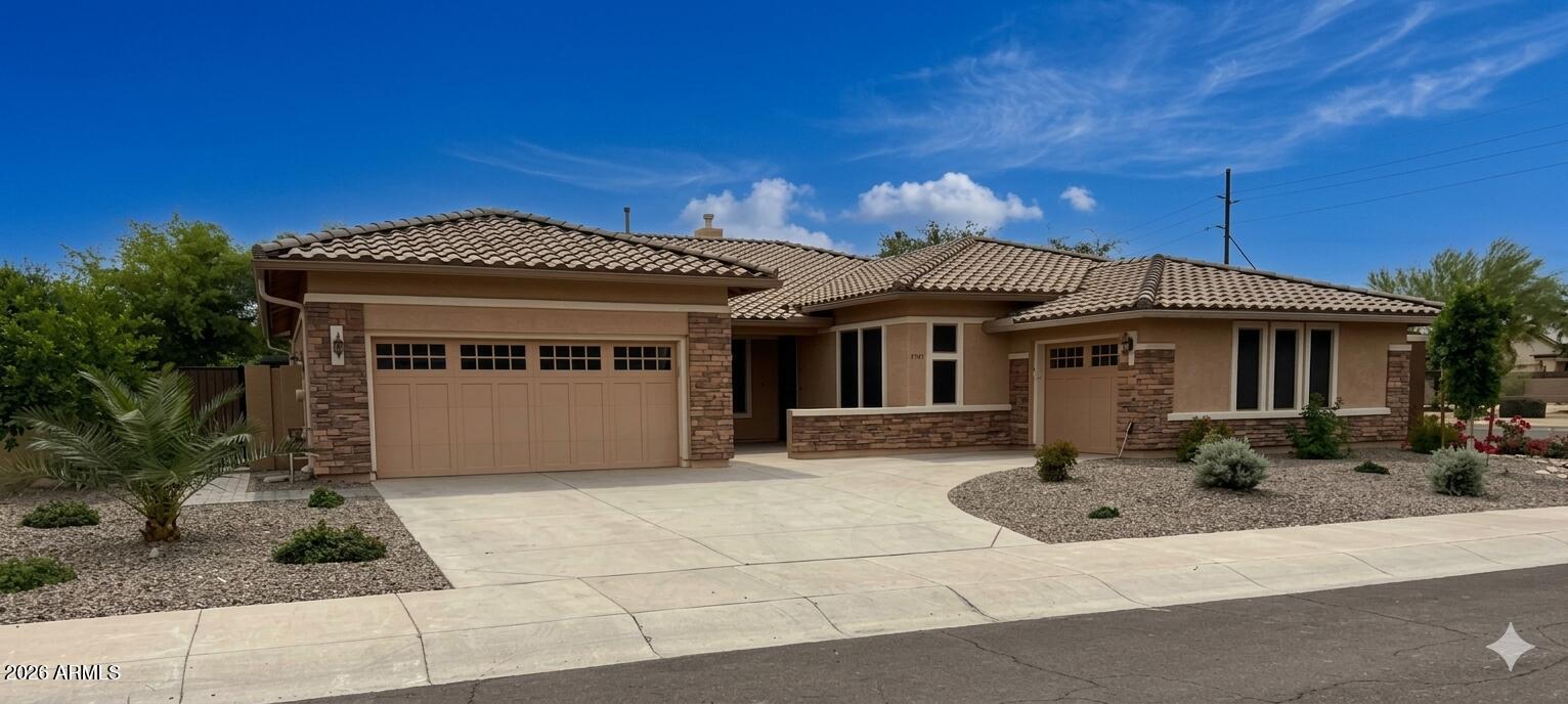 Fabulous 4 Bedroom, 3 Full Baths Plus a Den on an extra spacious corner lot!. Over 1/4 acre, Huge gourmet island kitchen with upgraded cabinetry, quality kitchen Smart Appliances were updated in recent years.  One of the HVAC A/C units was replaced in 2023. Both interior & exterior of home painted in April'2026!  Extra large primary bedroom with spacious bath. Extensive tiled floors. Carpet replaced and installed in all bedrooms & Den April'2026. Resort-like backyard.with travertine tile, lighted gazebo and all irrigation lines replace at the end of 2025.  Water softener. Covered patio with roller shades and much more.