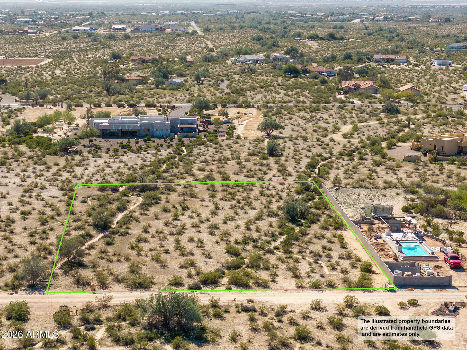 Amazing mountain and city views just waiting for you to build your dream home. There are many beautiful custom homes in the area and the pride of the upper desert shows. Can't beat the sunsets either!