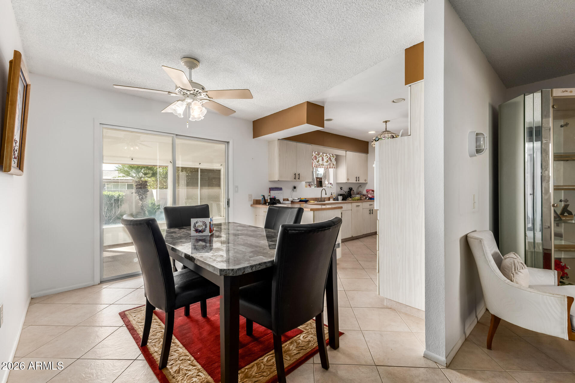 Close to the Fairway Center and South Golf Course. This charming condo offers spacious living with a gorgeous brick exterior that adds timeless curb appeal. Step through the gated front courtyard--perfect for morning coffee or welcoming guests--into a warm and inviting home designed for comfort and convenience.
Inside, you'll find two generously sized bedrooms and two full bathrooms, providing the ideal layout for both relaxation and privacy. The bright eat-in kitchen offers plenty of space for casual dining and everyday living, while the inside laundry room adds extra convenience.
An enclosed patio creates the perfect sunroom retreat, where you can unwind and enjoy peaceful views of the backyard year-round. Whether you're entertaining or simply enjoying a quiet evening at home, this delightful condo is ready for its new owners to move in and make it their own!