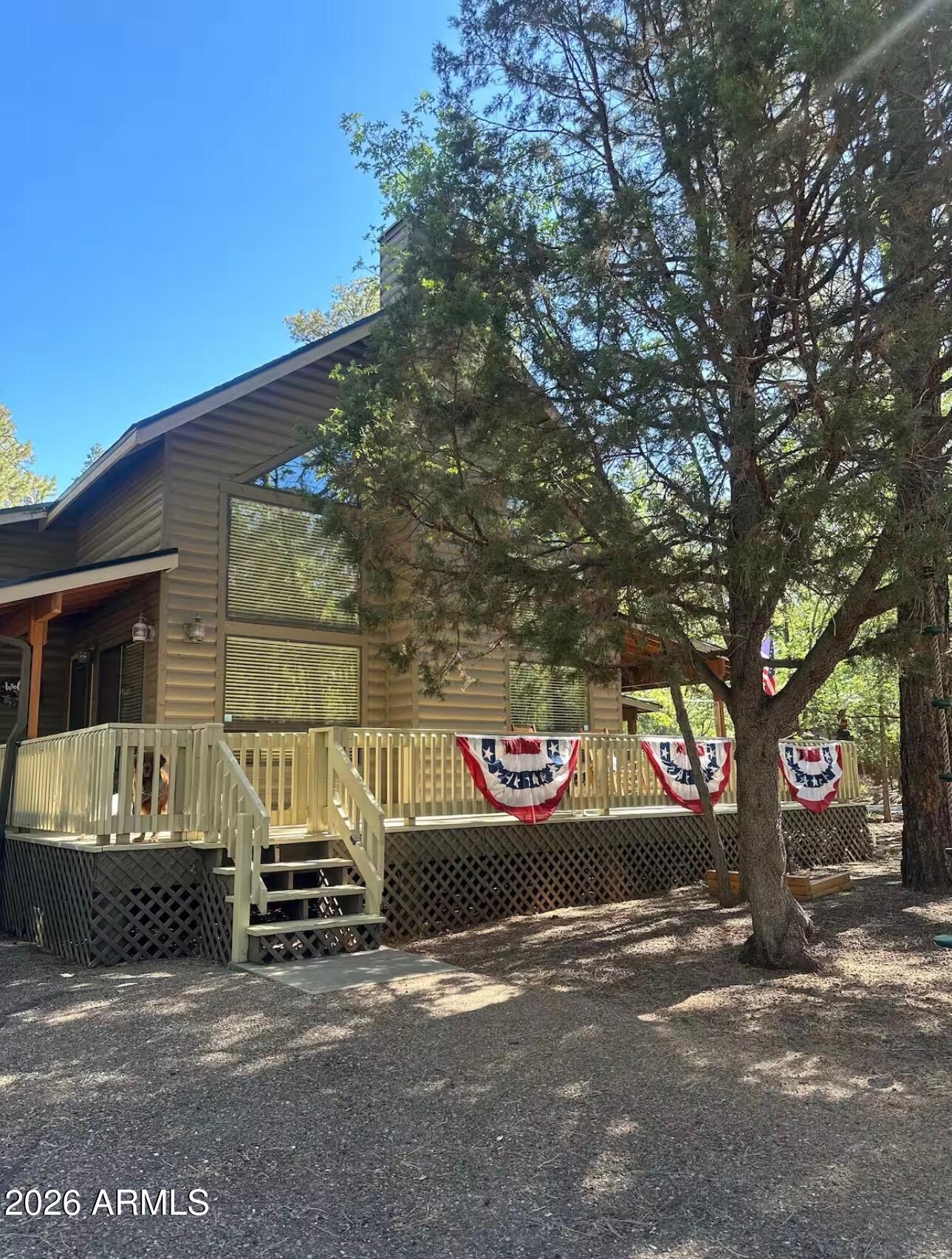 A beautiful FULLY FURNISHED cabin in the tall pines W/HOTTUB. When the Southern Arizona heat becomes too much, escape to your own private heaven on earth with summer temps in the 80s! This year-around home can keep you toasty warm with the gas fireplace in the snowy months or cool from the Arizona heat in the summer. Surrounded by the natural playground which provides endless opportunities for all of your favorite outdoor activities such as skiing, fishing, hiking, kayaking, golf and more! This home is your private retreat! NO HOA! Best location in Lakeside-Pinetop area with Charlie Clarks and the Den just down the block and only 30 minutes to Sunrise Ski Resort. Pinetop is a hidden gem with endless activities year around. This home is a successful AirBnb and the perfect family escape.