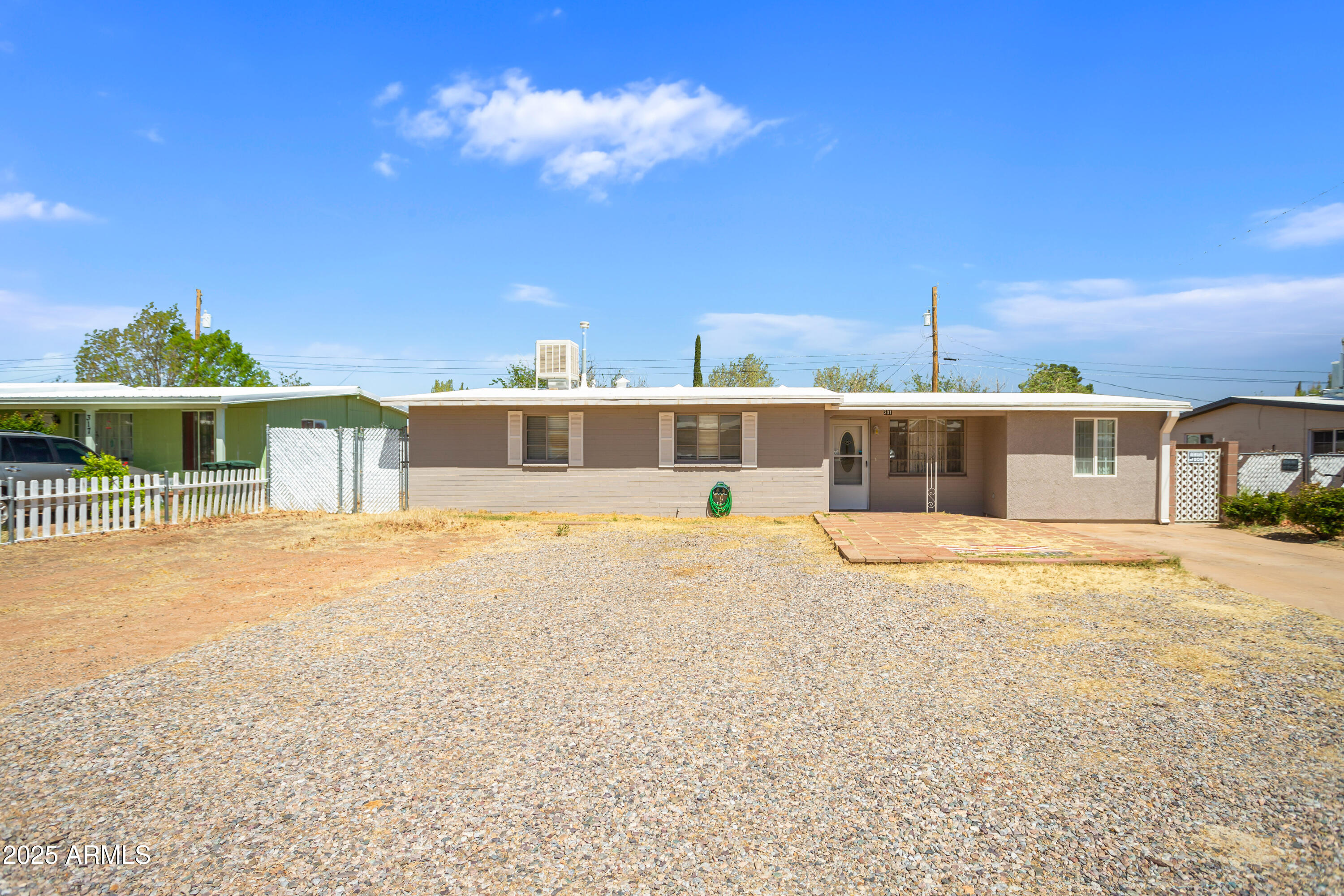This lovingly cared for 3-bedroom, 1.5-bath home offers comfort, simplicity, and a great sense of home in an established neighborhood, close to Ft Huachuca and shopping!  Home has been professionally cleaned, carpets cleaned, new paint inside and a new mini split installed January 2025! This home is move-in ready and full of charm! Don't miss your chance to make this house your HOME!
