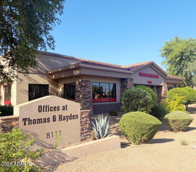 Rare Scottsdale Office Ownership Opportunity | 5,529 SF | Prime Thomas Road Frontage
New opportunity to own a turnkey, income-producing (or Owner/User potential) office asset in one of Scottsdale's most sought-after corridors. Positioned with high-visibility frontage along busy Thomas Road, this fully built-out, 2-suite, 5,529 SF modern office building delivers immediate value for both savvy investors and owner/users alike -- with in-place income from day one. 
NOTE - Month to month tenant occupies  approx 25% of the space available for an owner/user or keep as income. Seller lease back on remaining approx 75% of the space until Q4 2027 when they will vacate.