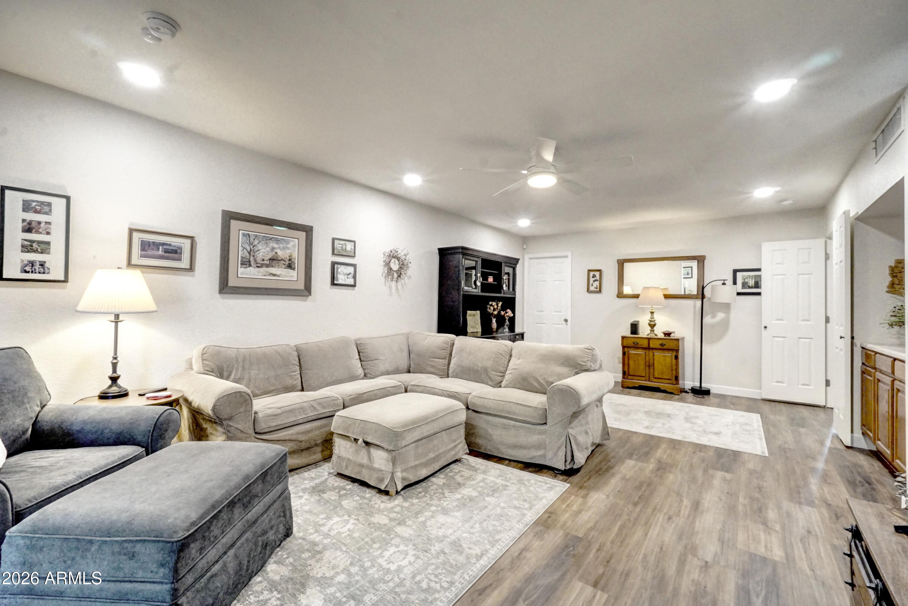 ONLY $220 PER SQUARE FT FOR A 5 BEDROOM HOME IN TEMPE!!! Stunningly UPDATED 5-Bedroom/3.5 Bath in highly desirable 'Estate la Colina' offers lots of personal space for a large or multi-generational family!  NEW extra-large plate-glass front Window! Kitchens and Bathrooms professionally remodeled. NEW Flooring & fresh Paint thru-out. NEW Fans & Lighting. NEW Pavers. Classy NEW Front Door. NEW Garage Door. NEW water heater. Two Master Bedrooms ~ one downstairs, one upstairs. Upstairs Master boasts NEW Custom Closet System, Balcony to enjoy sunsets!  Separate entrance for downstairs Master Bedroom.  NEW Gourmet Kitchen with NEW bonus coffee Bar, access to Courtyard Patio with garden area! Bonus/Reading Room upstairs with tons of natural light! Great neighborhood! NO HOA! Close to EVERYTHING! Backs to walking/bridle path (so no neighbor behind).   Not on a thru-street, so no unnecessary neighborhood traffic.  All 3 HVAC systems annually serviced.  Monthly Pest elimination.  Two water heaters.  Water Softener & R/O Systems.  Updated front landscaping.  TONS of bonus Storage Rooms - who needs a basement!  Dual-pane windows, Solar Screens...  this is a very unique home ~ not your typical cookie-cutter!