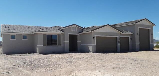 A new 2450 sqft home with RV attached to be built on 1+ ACRE lot, NO HOA! Bring Toys, Horses, to wide open spaces! 4 Bed (upgrade) or use as Den/Office/flex room as standard, 3 Bath, Open Great Room, Spacious 10' high interior ceilings! Home comes standard w/ Granite kitchen counter tops, SS Appliances, large Custom upper cabinets, Kitchen Island. HUGE Owners Bedroom & Bath. Attached RV Garage, many Options / Upgrades are available at this stage of the build, but don't wait! Check out the Modern Floorplans in Photos. The PHOTOS ARE FROM PAST BUILD SITES & DO NOT NECESSARILY SHOW THE EXACT DESIGN STANDARDS FOR THIS FLOOR PLAN & ELEVATION. Home is to be built, get in early and Buyers may have opportunity to choose interior colors, elevations, options & upgrades.
