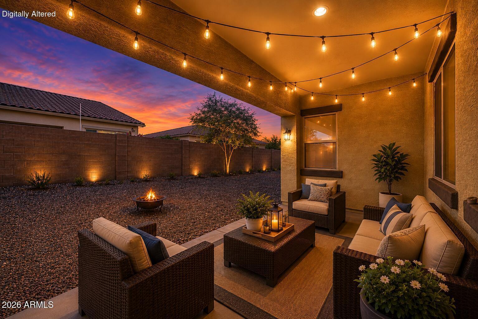 BETTER THAN A NEW BUILD in this beautifully upgraded single-level home tucked inside a gated Mesa community! Featuring a desirable split floor plan with 4 bedrooms plus a den, this move-in ready residence combines thoughtful design with elevated finishes throughout. The gourmet kitchen showcases stainless steel appliances, raised maple dolce cabinetry, and an open-concept layout perfect for entertaining. Upgrades include a 4-foot garage extension, 20x20 ceramic tile in high-traffic areas, upgraded carpet, soft water loop, double gate access, 8' interior doors, custom paint, and a stunning paver driveway that enhances curb appeal. Enjoy low-maintenance living with quick access to Loop 202 and an unbeatable location just 15 minutes from Sky Harbor Airport, ASU, Cubs Spring Training, shopping, dining, and entertainment. This is Arizona living at its finest! Book your private tour today!