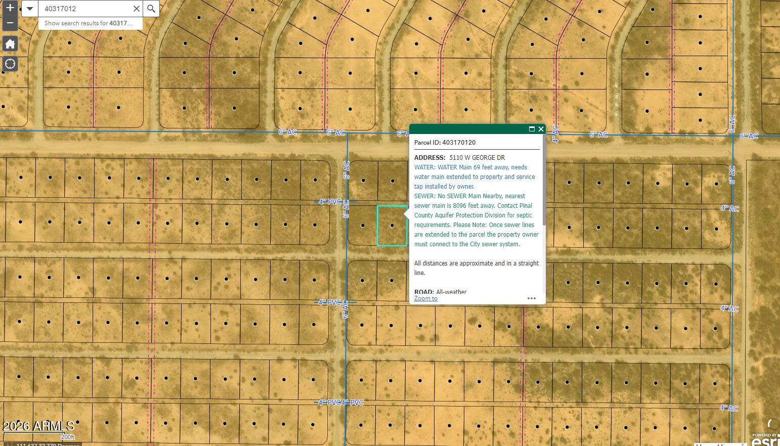 TOLTEC/ARIZONA VALLEY UNIT TEN - Land