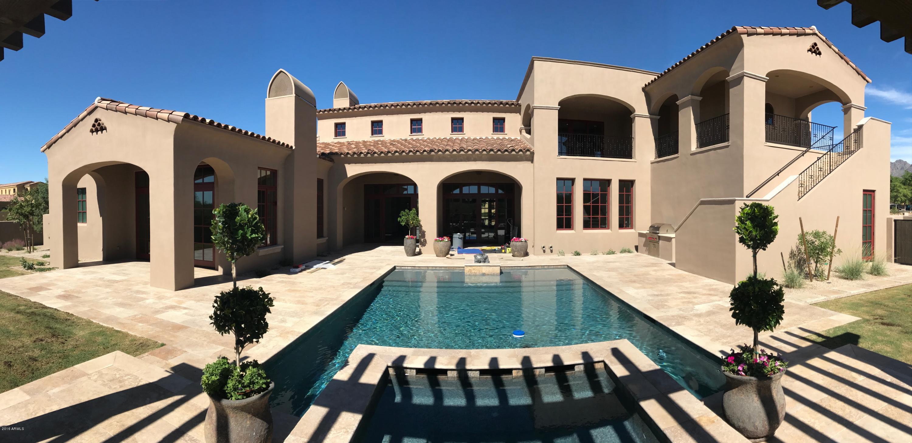 The Arcadia neighborhood in Silverleaf is one of the most sought after locations in the Valley and this new construction opportunity is one not to be missed. The team of GCW Builders and Kristin Hazen Design thoughtfully crafted this 7,000 square foot, 5 bedroom (plus office) and 5.5 bath home, with quality finishes and design style that are sophisticated yet casual. Enjoy the spectacular city light, sunset and mountain views throughout the home and backyard on this large home site located just off one of the three Arcadia Parks. Perfect for both family living and entertaining. Construction to begin December 2015 with an anticipated late summer 2016 completion date. SEE DOCUMENTS TAB FOR PLANS AND SPECS