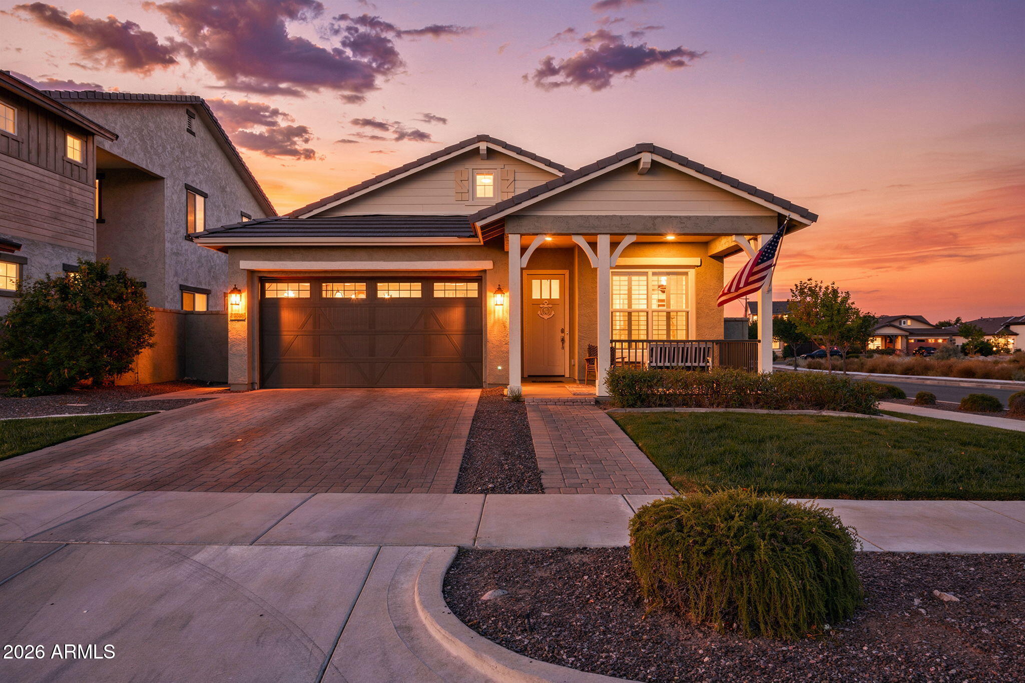 Homes with pools in Verrado under $500,000 don't come along often. Here's your opportunity to enjoy the lifestyle everyone talks about. Offering 3 bedrooms, 2 bathrooms, and a versatile den, this thoughtfully designed floor plan provides the flexibility today's buyers are looking for whether you need a home office, playroom, or additional living space.
Tailored  with both style and functionality in mind, the open-concept layout seamlessly connects the spacious living area to the beautifully upgraded kitchen, featuring granite countertops, custom cabinetry, a gas cooktop, and dual convection wall ovens.
Open the expansive multi-slide glass doors and step into your private backyard, where the pool takes center stage perfect for entertaining friends or hosting family parties. Living in Verrado means you're buying far more than a home, you're embracing one of Arizona's premier master-planned communities. Enjoy over 26 miles of hiking and biking trails, more than 89 parks, Heritage Swim Park, a community fitness center, top-rated schools, year-round events, championship golf, and the charm of Main Street with its restaurants, coffee shops, and local businesses. Plus, the highly anticipated Verrado Marketplace is now open, bringing even more shopping, dining, and entertainment just minutes from your front door. Welcome to the heart of Verrado's Heritage District.