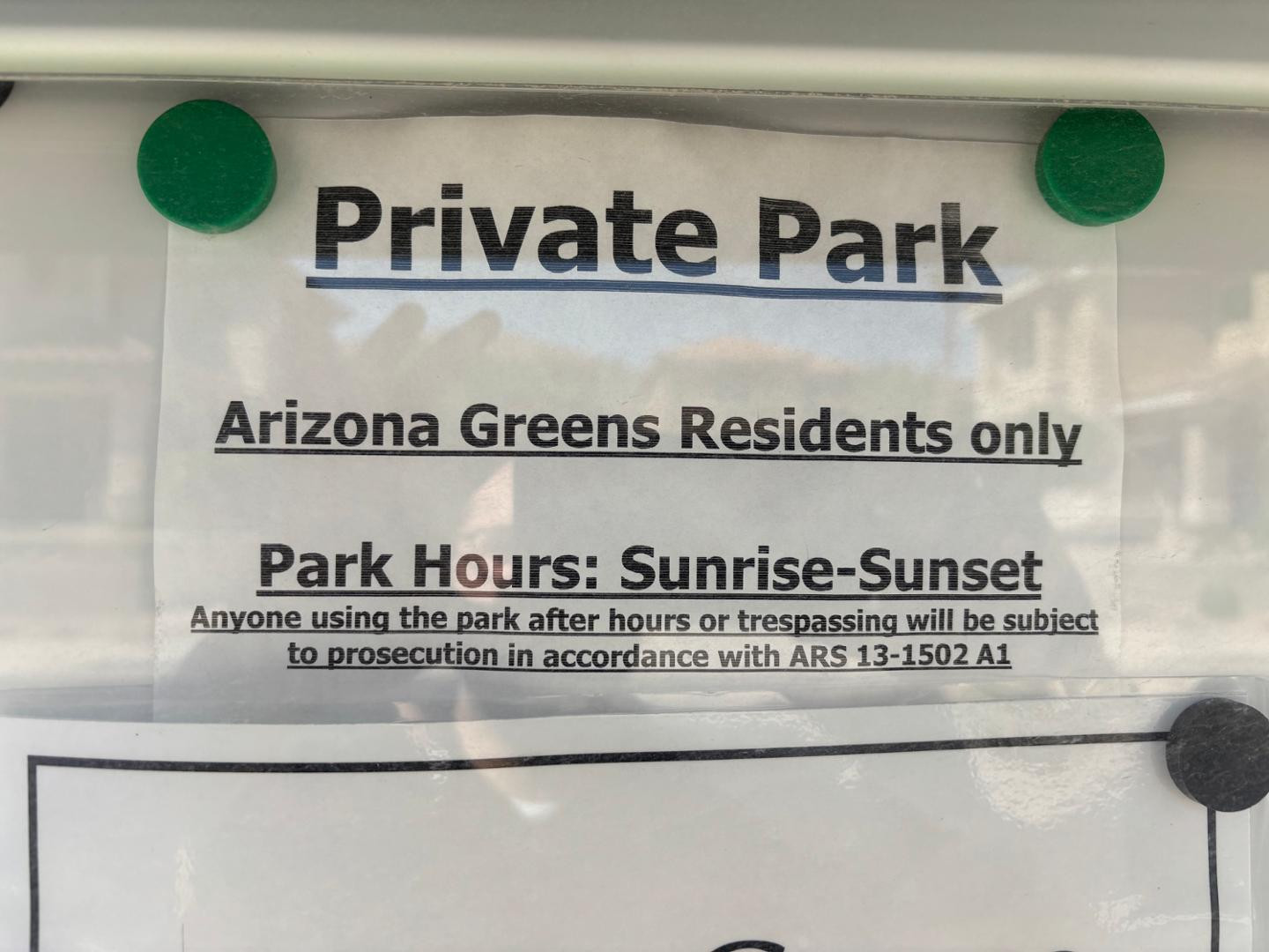 ARIZONA GREENS - Residential Lease