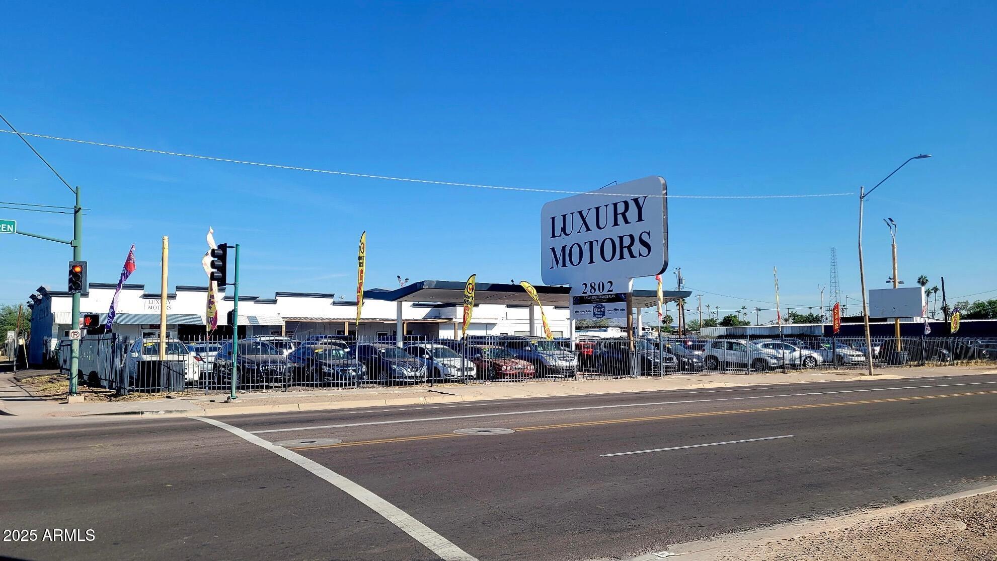 Prime C-3 / I-1 zoned commercial property located along high-traffic E. Van Buren St., just minutes from Loop 202, I-10, and I-17. This well-positioned site offers over 1.5 acres with five structures, including a block building, multiple storage/workshop areas, and three large covered stalls equipped with three-phase power, water, and gas. Secure gated yard areas on both the north and south sides provide excellent functionality for industrial, automotive, contractor, or service-based users. Convenient access to Sky Harbor Airport and downtown Phoenix.

Please do not disturb tenants.