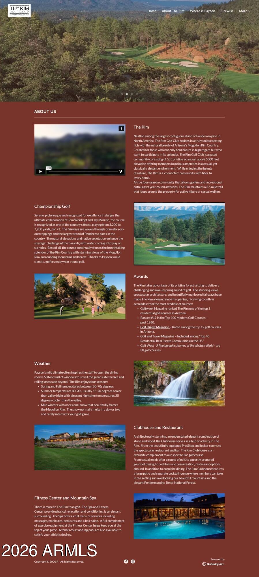 RIM GOLF CLUB PHASE 1 - Land