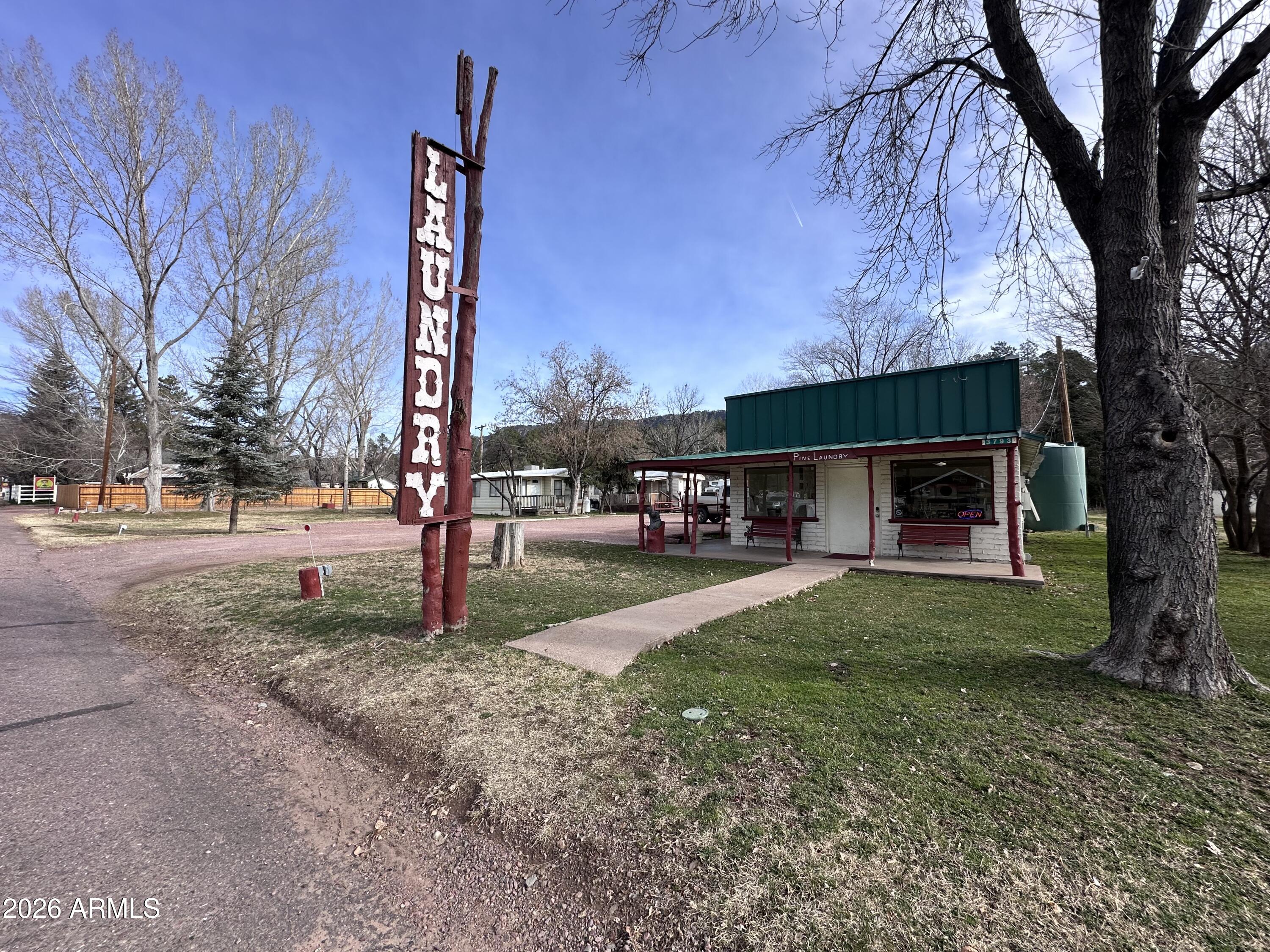 A rare opportunity to acquire a profitable, turn-key mixed-use commercial property combining a well-established RV park with an on-site laundromat, nestled in the picturesque pine trees of Pine, Arizona. The unique investment offers immediate income potential and room for growth in a highly desirable location. A unique operational model where you can own some of the rental units (park models). The business presents an excellent investment for an owner-operator or an investor seeking a stable, income generating asset with a proven track record. The high occupancy rate provides a solid foundation, while the beautiful location ensures continued demand.