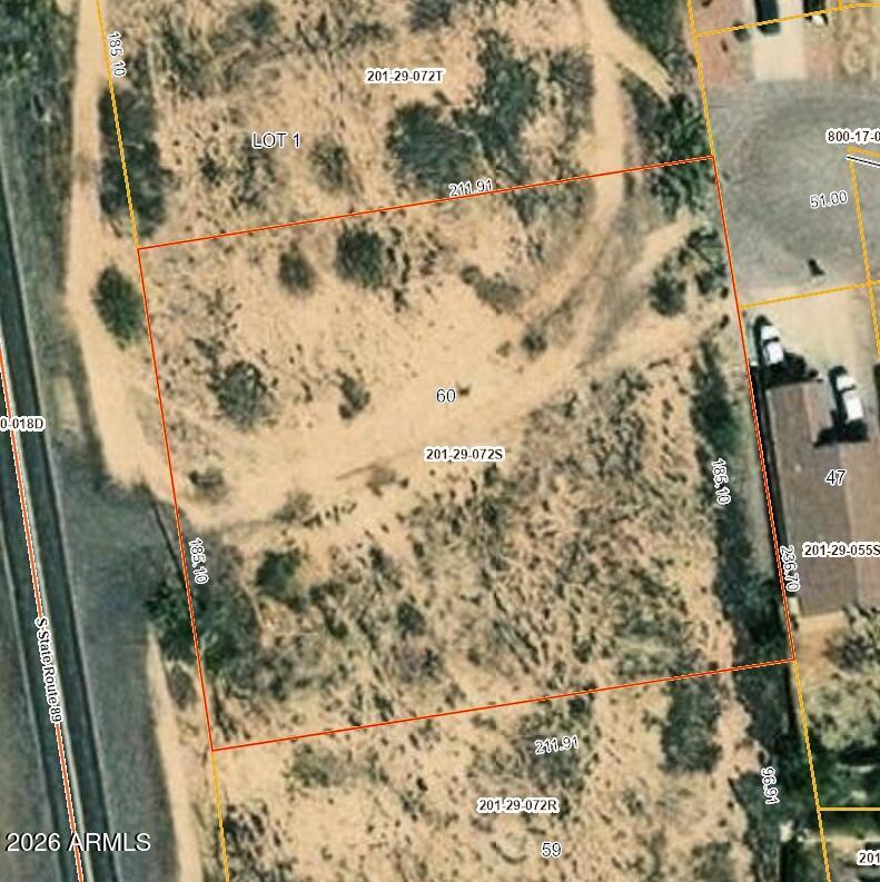 COMMERCIAL LAND listed in the Planned Area Development of Mira Monte Vistas in the up and coming community of Congress. INVESTORS, DEVELOPERS, DON'T MISS OUT ON THIS GREAT BUY!!!  Prime highway frontage. Sitting on .90 acres. Build your commercial business on busy State Route Highway 89. Your location is your advertising.  5 additional lots for sale. Purchase one or purchase all.  Easy access. No HOA.
Water is available through Congress Water. Water tap will need to be installed. BRING YOUR IDEAS, DREAMS and make it happen.