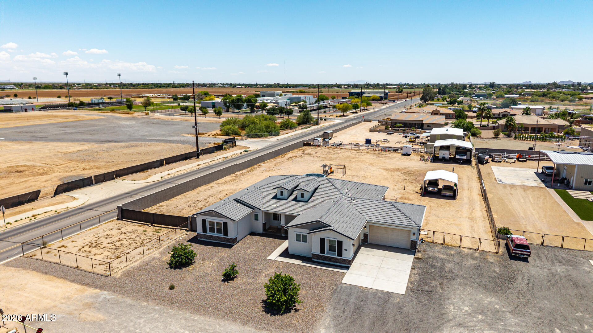 COMMENCING AT THE NORTH QUARTER CORNER OF SECTION - Residential