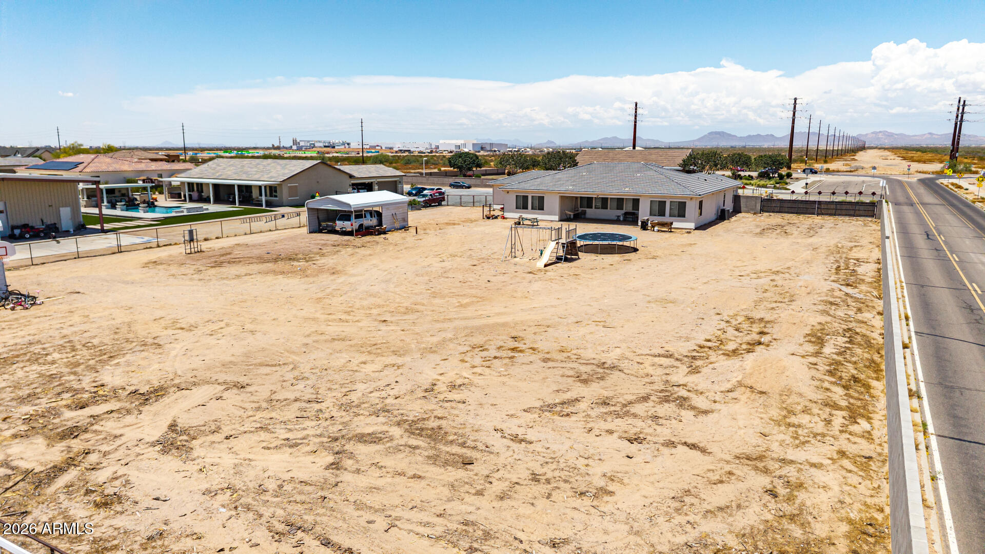 COMMENCING AT THE NORTH QUARTER CORNER OF SECTION - Residential