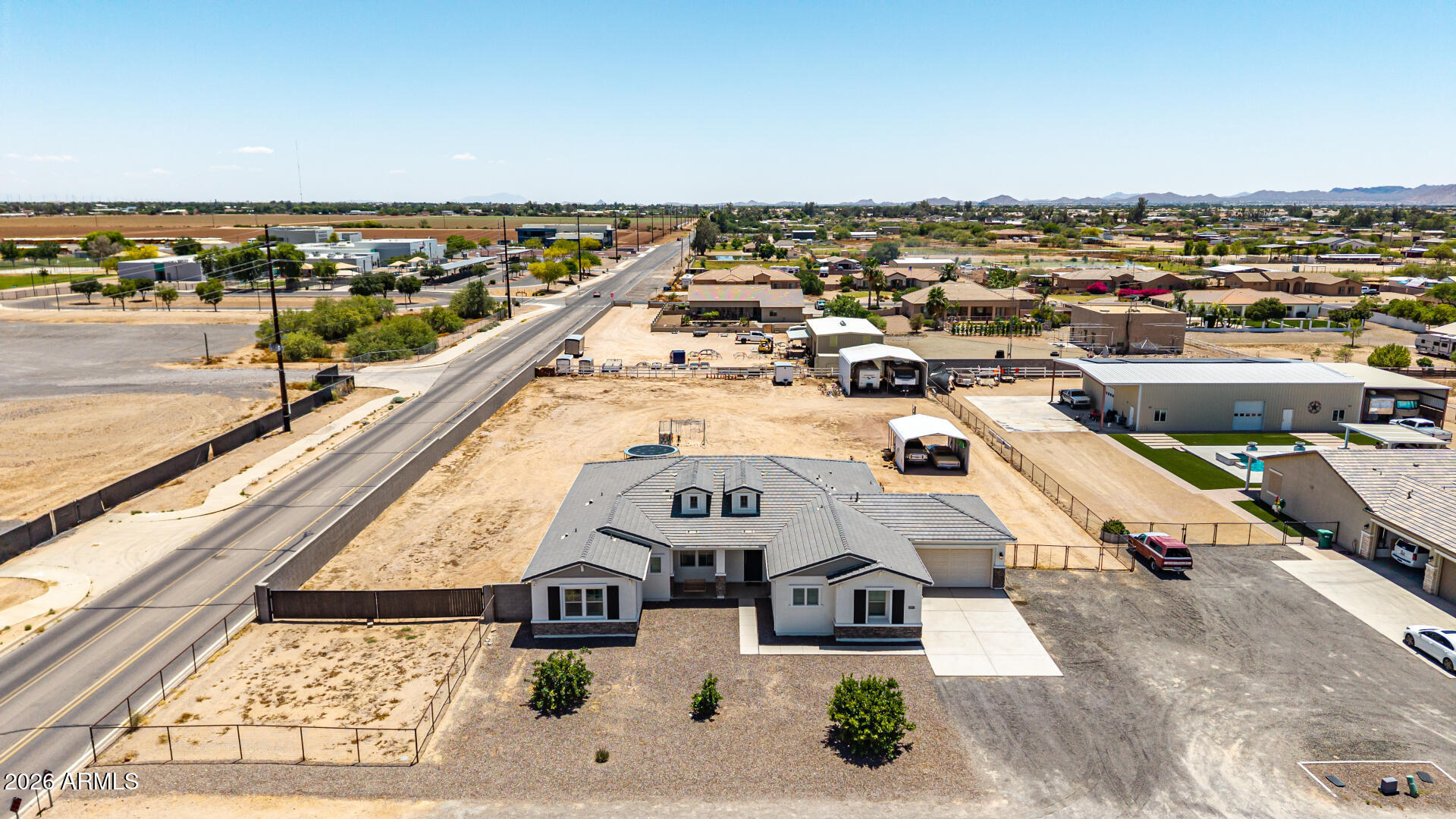 COMMENCING AT THE NORTH QUARTER CORNER OF SECTION - Residential