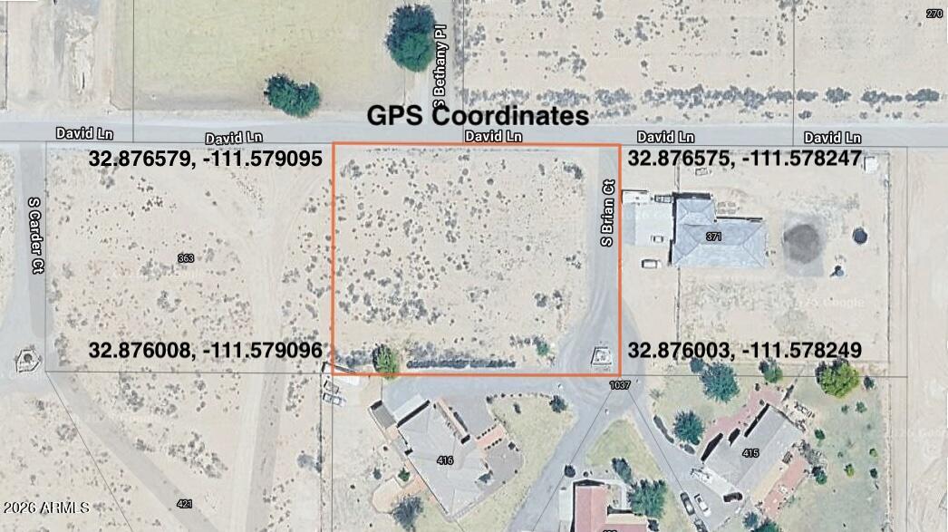COM @ THE W/4 COR OF SEC 25 6S-7E TH N-1049.20 TH - Land