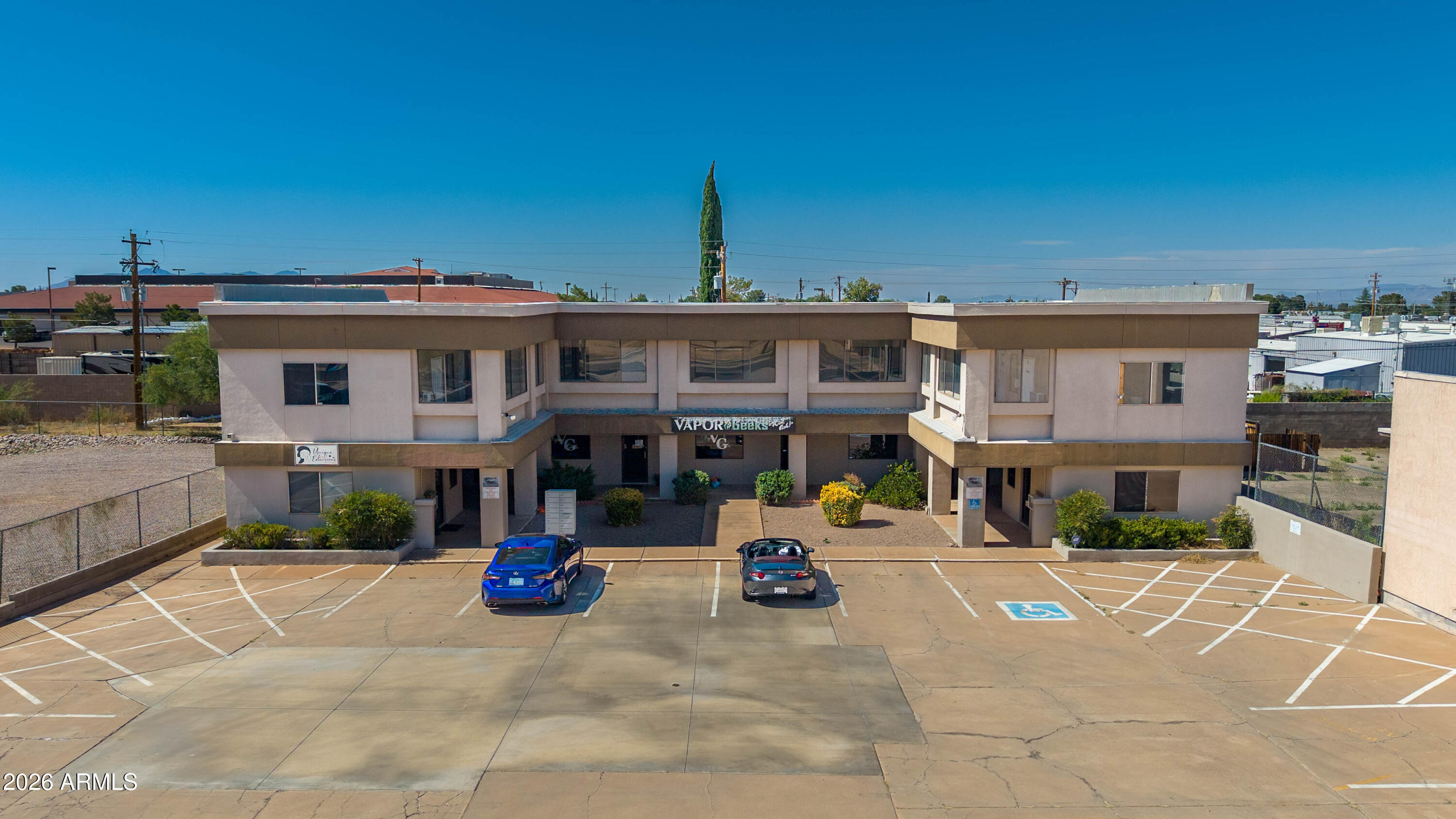Excellent Investment Opportunity! This well maintained commercial office building offers immediate income potential with multiple established tenants already in place, providing rental revenue from close of escrow. Several additional vacant suites are available and move in ready, creating an excellent opportunity to increase cash flow and maximize returns. Designed with tenant convenience in mind, each suite features its own private restroom and dedicated heating and cooling system, allowing for greater comfort and independent control. There is abundant on site parking and is a prime location with easy access to major thoroughfares and close proximity to Ft, Huachuca. This is an outstanding opportunity for investors seeking a stable, income-producing asset with additional upside potential.