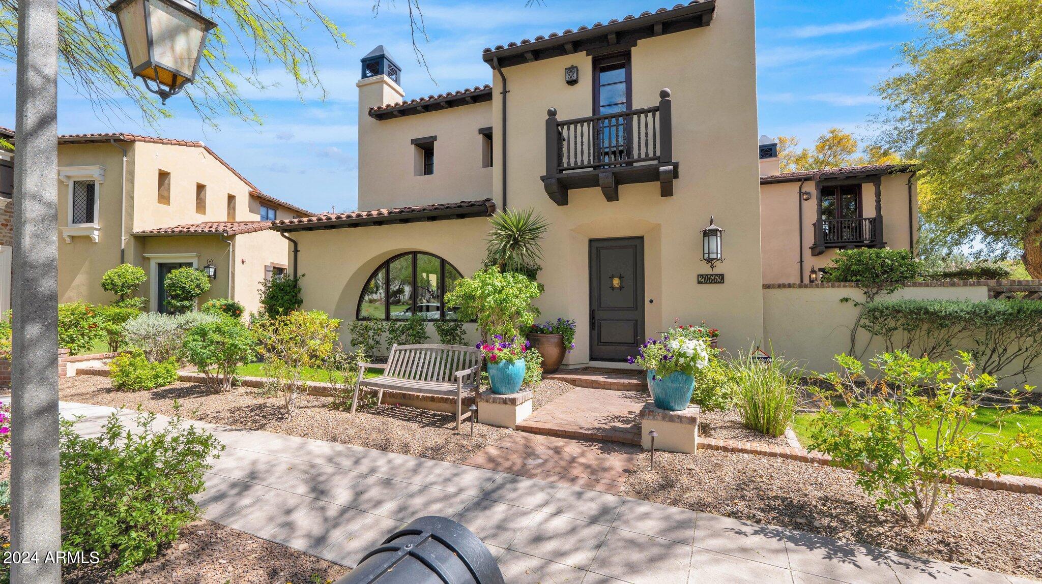 Incredible opportunity to own a Camelot Verandah home tucked away on a quiet tree lined street in the exclusive Parks neighborhood of Silverleaf. Premium lot facing coveted Arroyo Park which backs to natural area open space. Breathtaking views of Arroyo park and McDowell Mountains can be enjoyed throughout the home. Indoor/outdoor entertaining is seamless with multiple French Doors flowing out to outdoor living areas with mature trees, lush landscaping, pool, spa, and outdoor fireplace. Chef's kitchen features dual islands recently updated with quartzite counters & backsplash, Viking appliances, coffee & wine bar, butler's pantry, & breakfast room. Great room has wood beams, a dual sided fireplace, sitting room overlooking the pool, & an additional built-in office space. The primary suite includes a separate room ideal for a sitting room, home office, or nursery with expansive windows and French Doors overlooking Arroyo park. Bathroom features three vanity areas, soaking tub, shower, a generous custom closet, and attached laundry room. 582 sqft bonus room is perfect for game room/bar, playroom, or in-law suite with ensuite bathroom and walk-in closet. Three additional bedrooms with ensuite bathrooms and walk-in closets, one of which has a bonus area overlooking the park which could be used as a playroom, study area, sitting room or home gym. The owners have priced the home for an immediate sale at $3,650,000, $644 per sqft. An amazing price for a gorgeous home in Silverleaf.